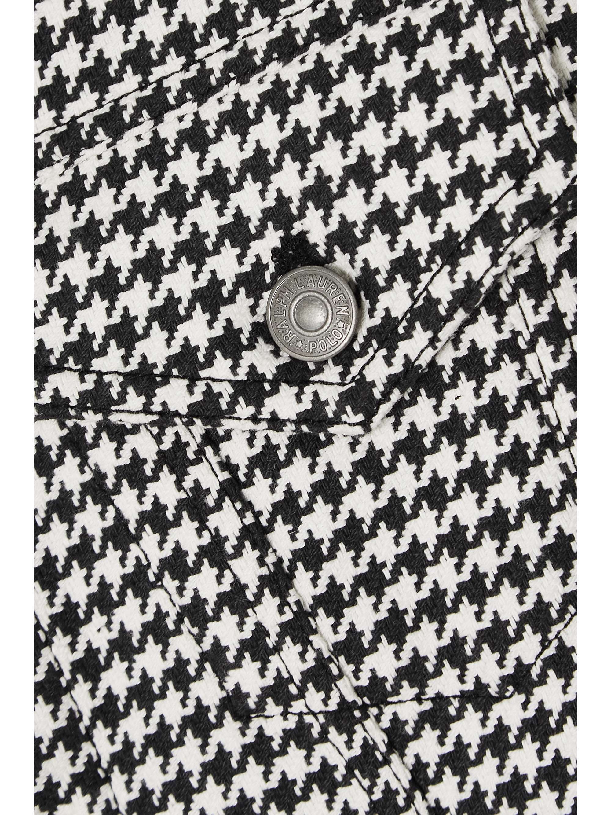 POLO RALPH LAUREN Houndstooth cotton-blend jacket