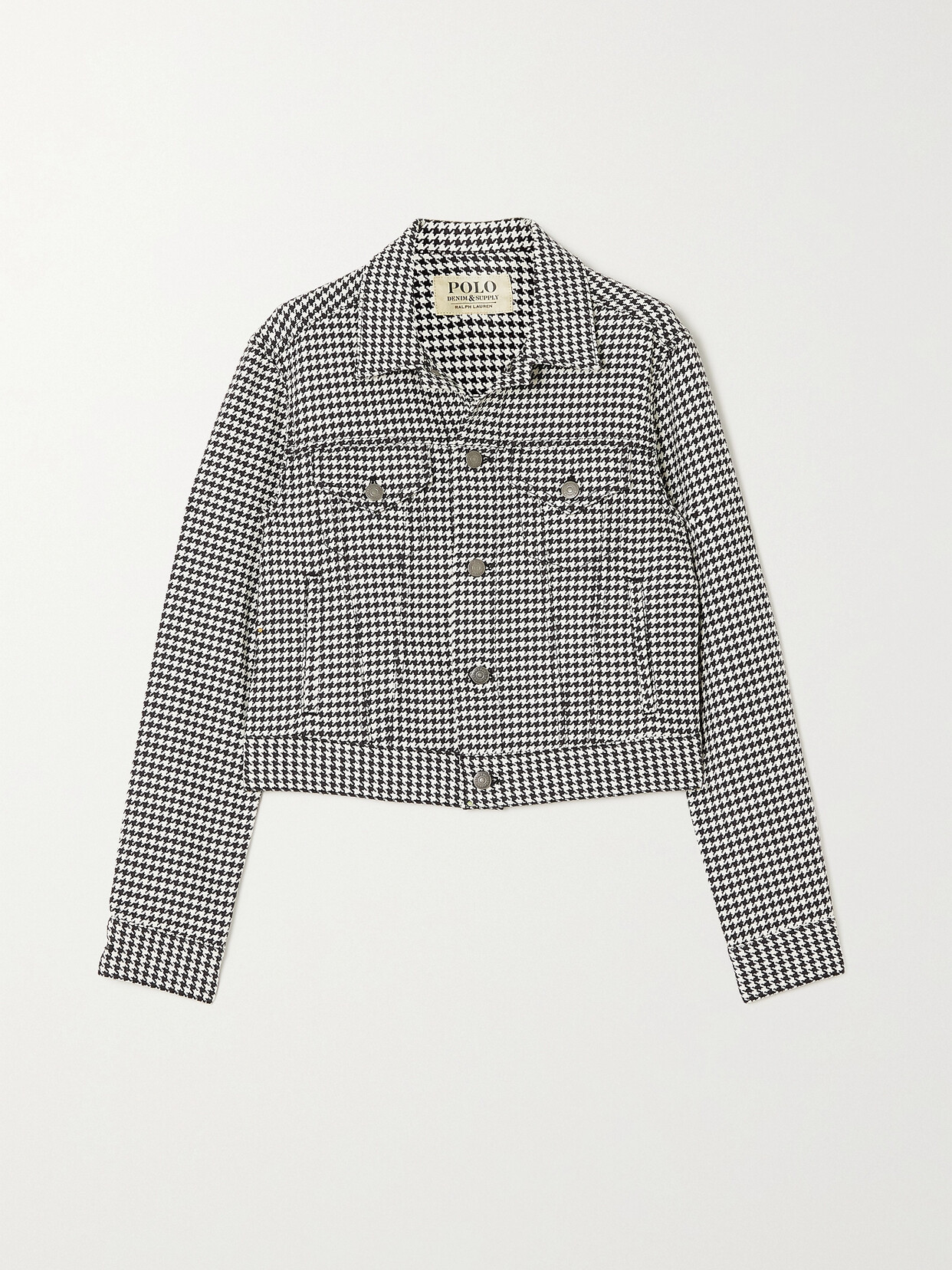 Polo Ralph Lauren - Houndstooth Cotton-blend Jacket - Black