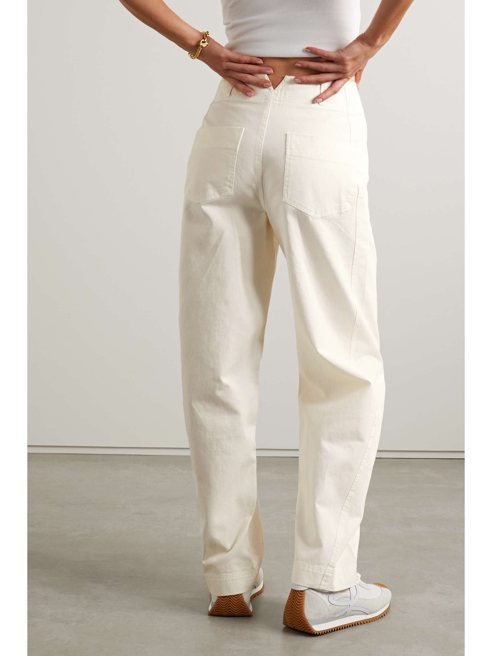 APIECE APART Meridian cotton-twill wide-leg pants