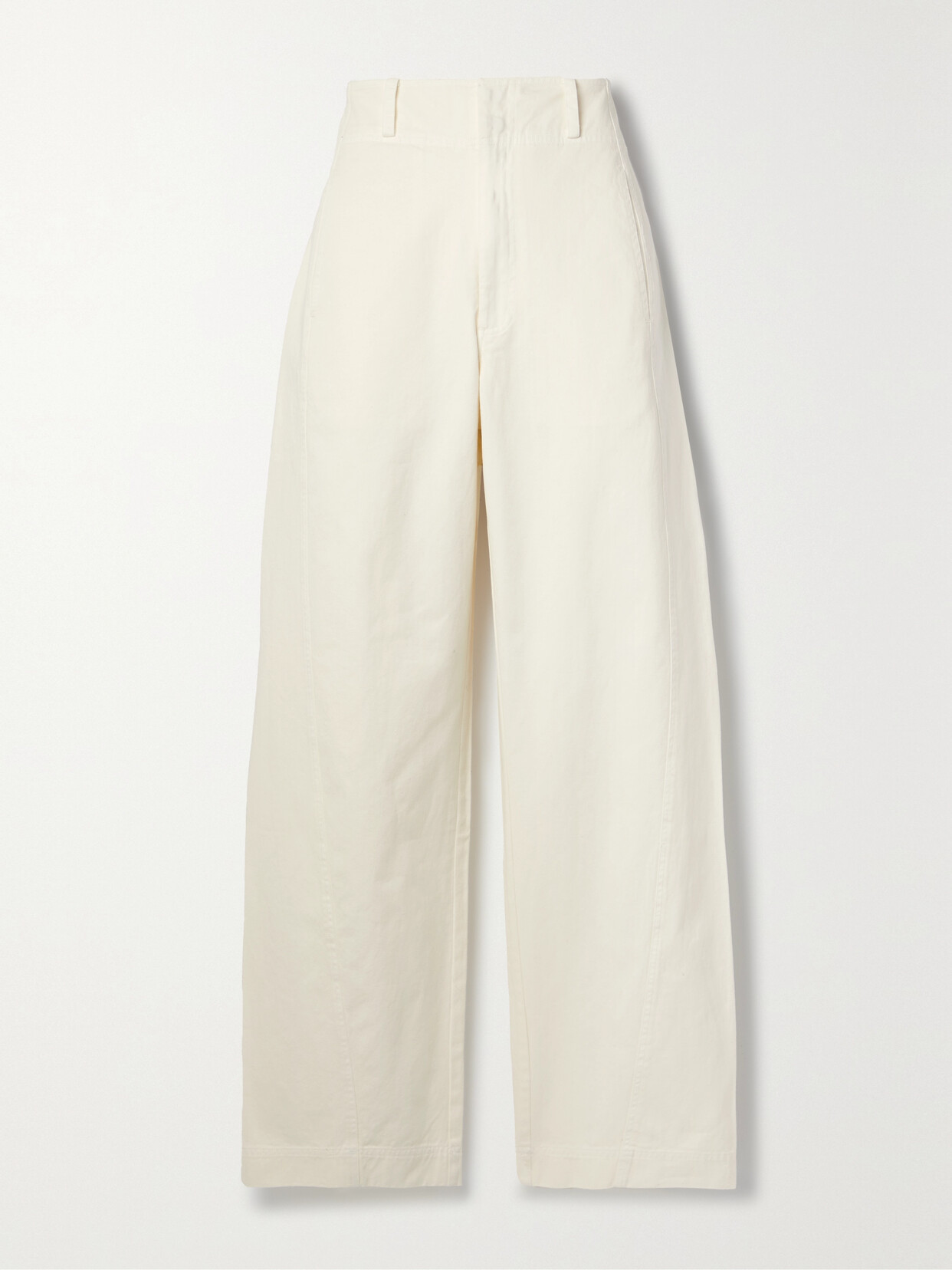 APIECE APART MERIDIAN COTTON-TWILL WIDE-LEG PANTS