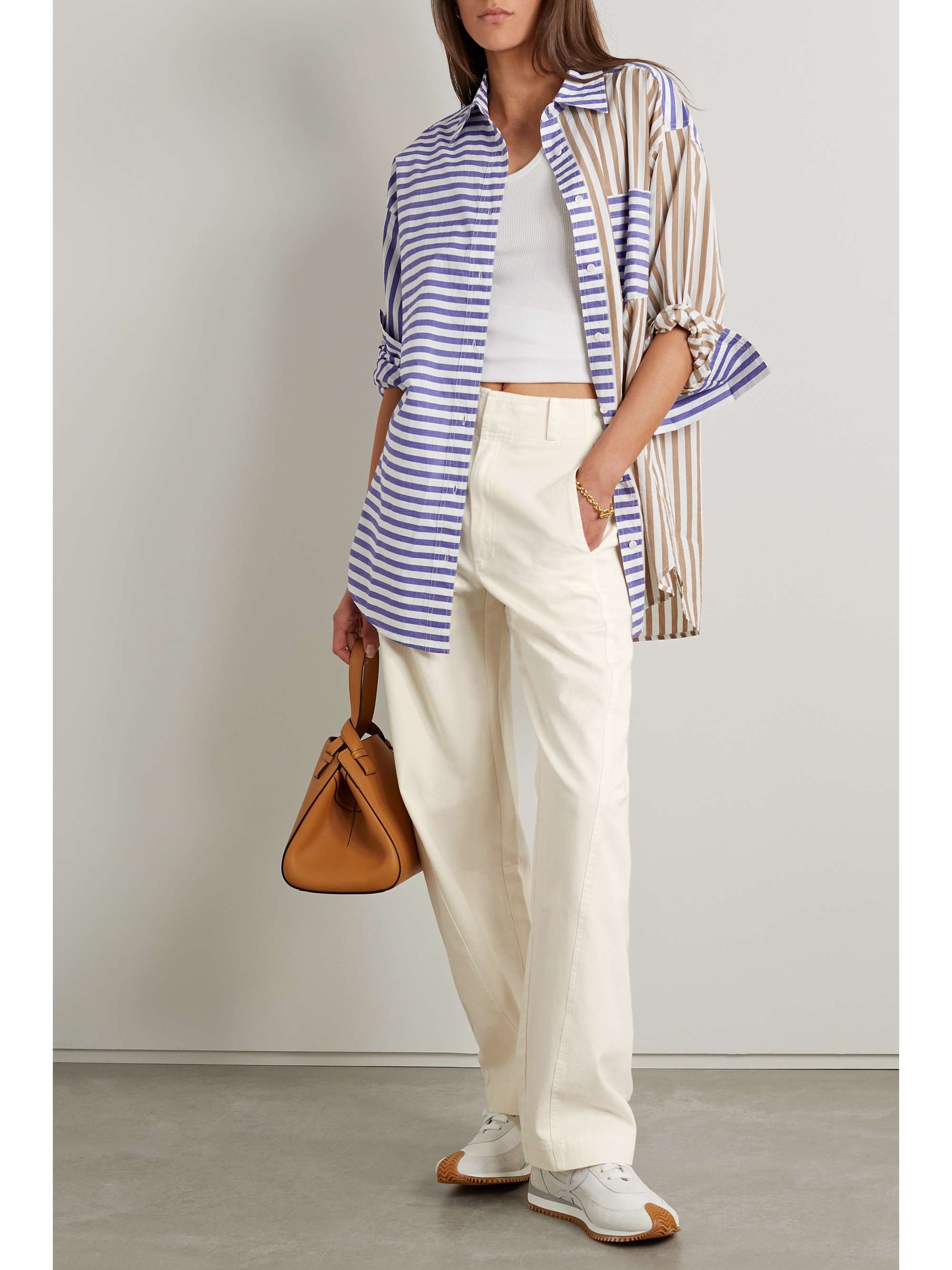 APIECE APART Meridian cotton-twill wide-leg pants