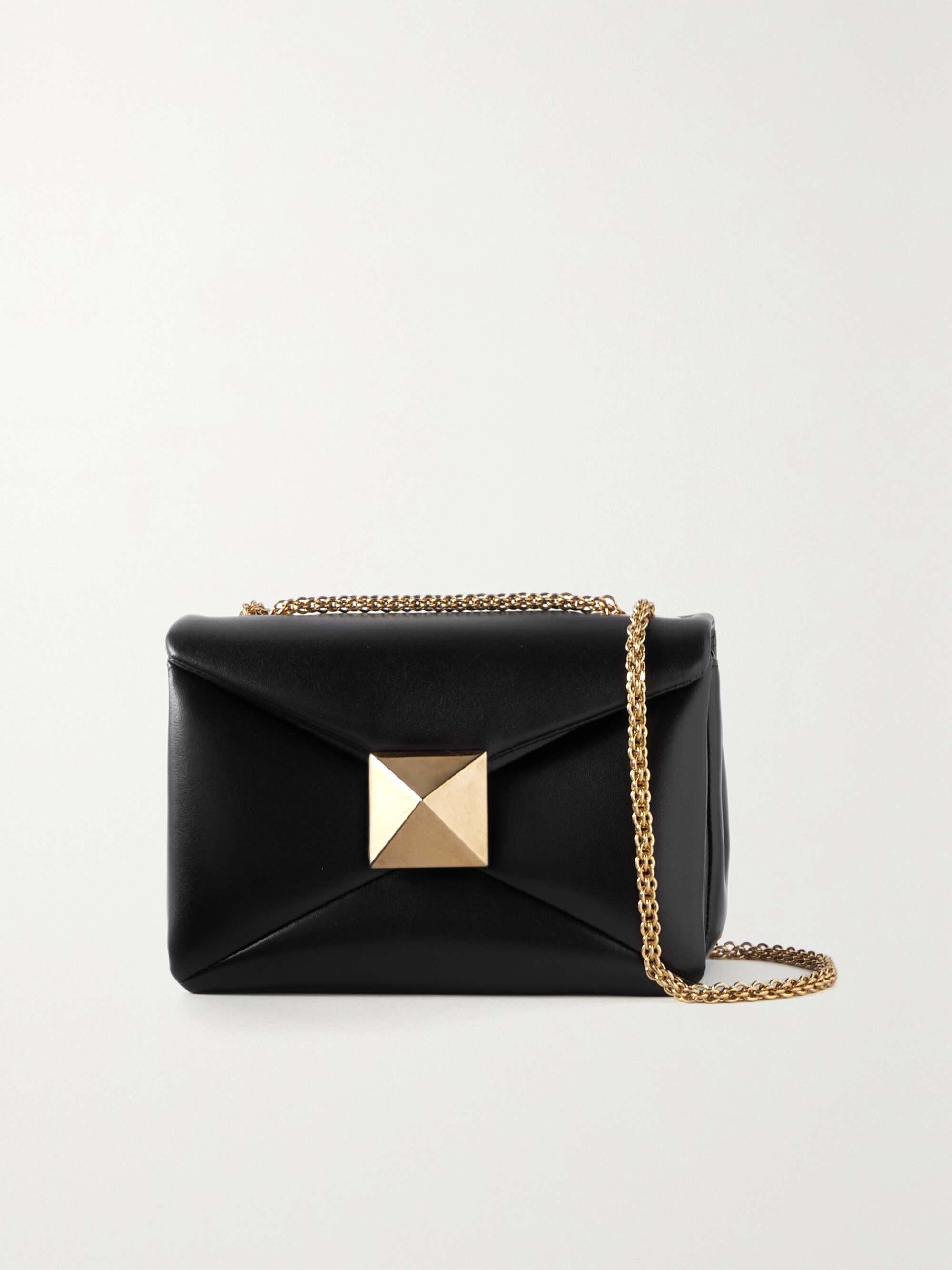 VALENTINO GARAVANI One Stud padded leather shoulder bag | NET-A-PORTER