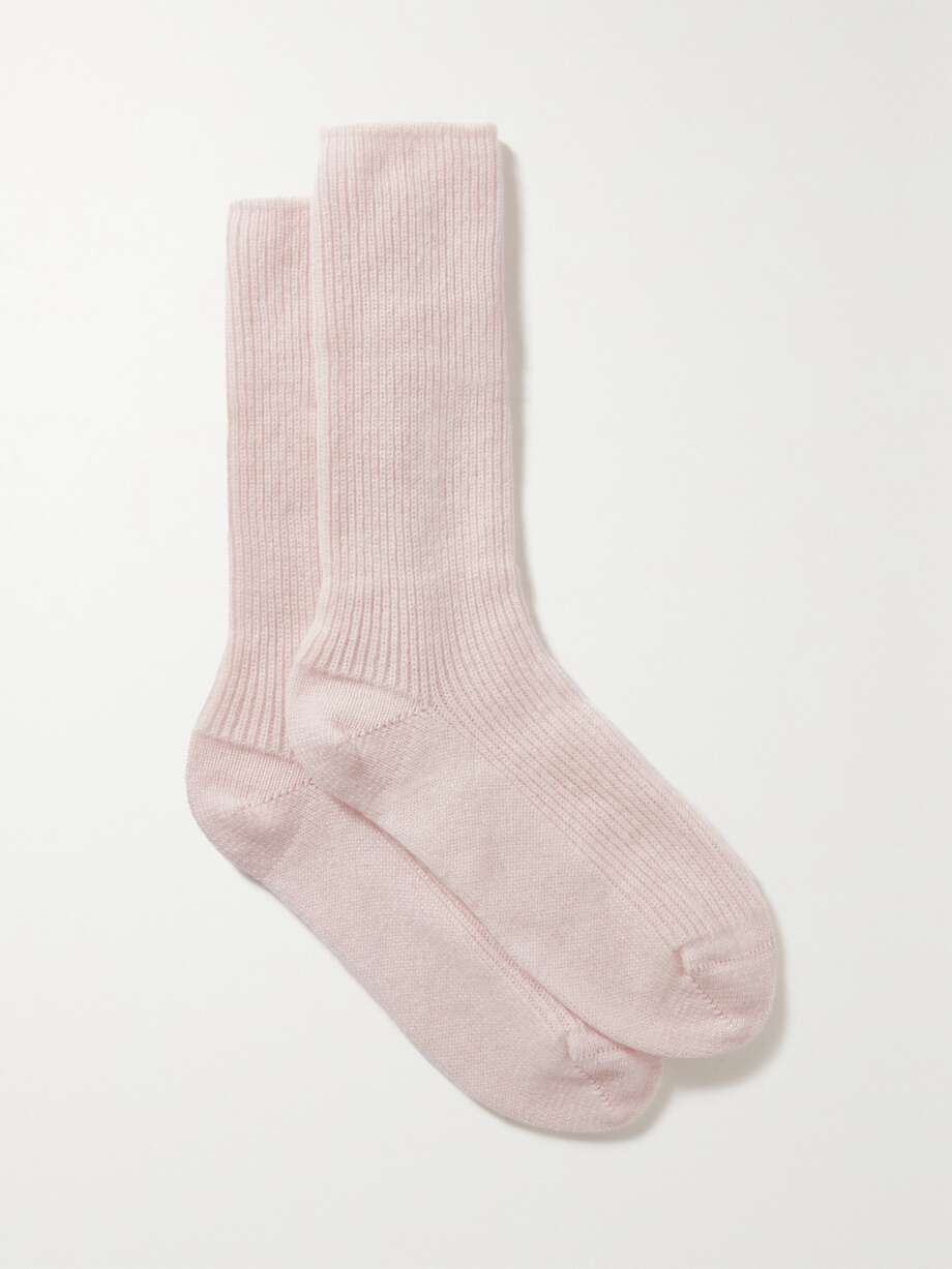 net-a-porter.com | Ribbed cashmere socks