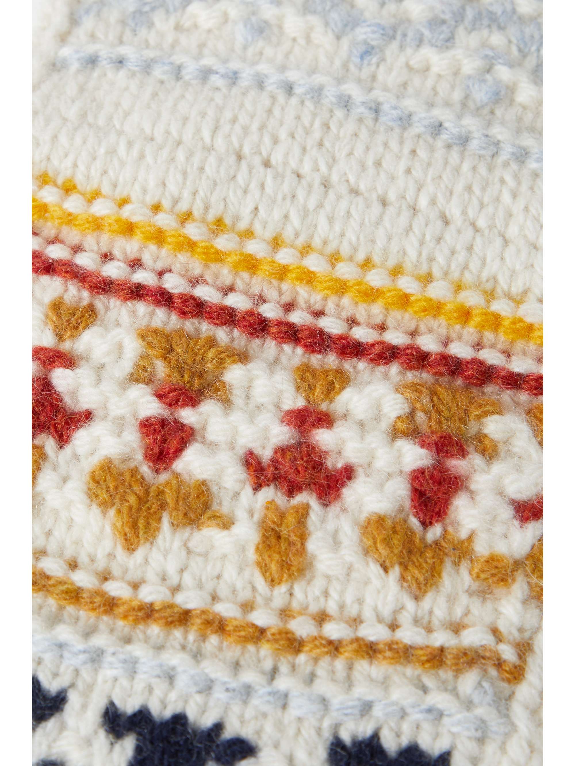 LORO PIANA Stirnband aus Jacquard aus Coarsehair® Kaschmir