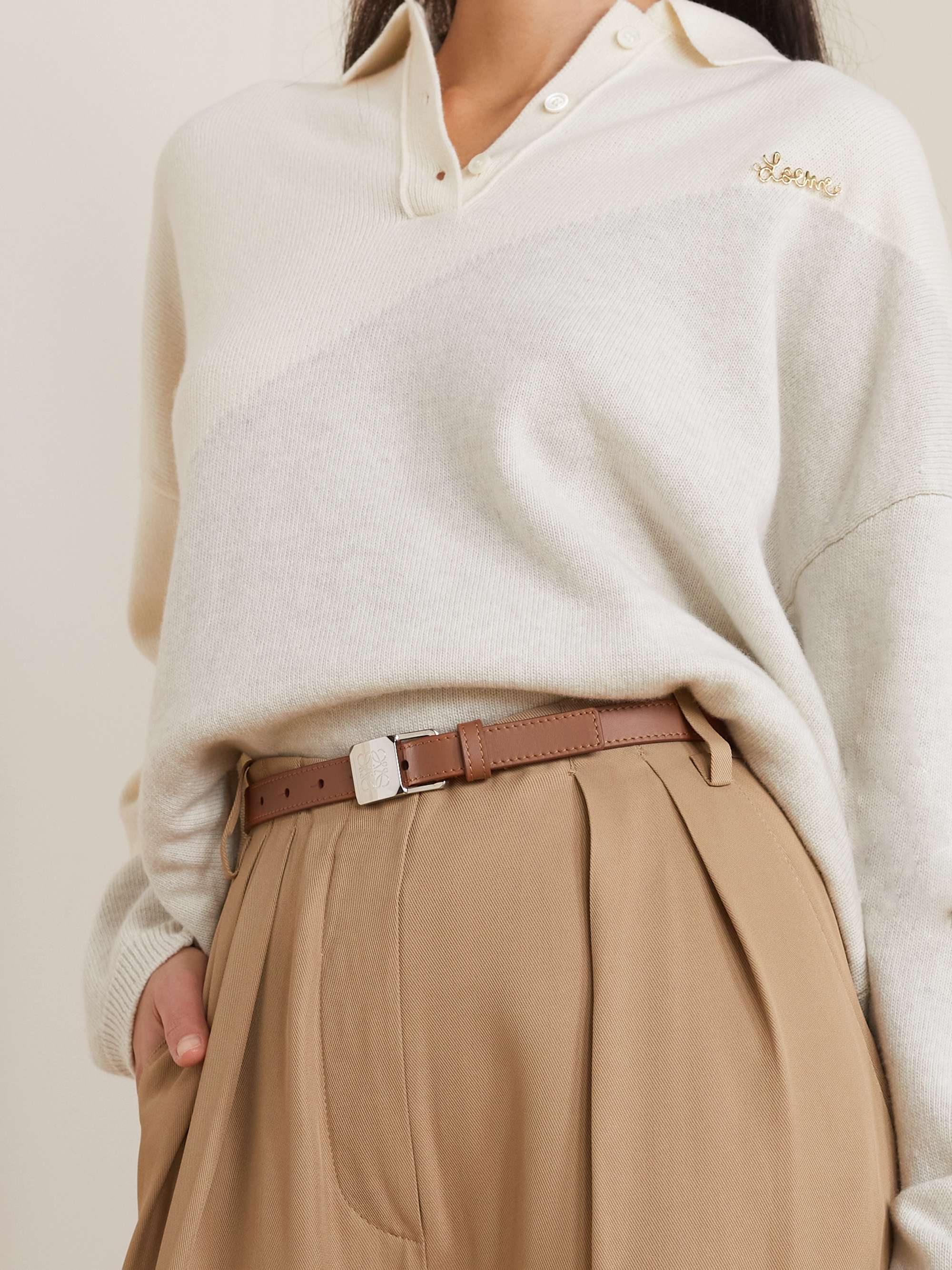 LOEWE Amazona leather belt