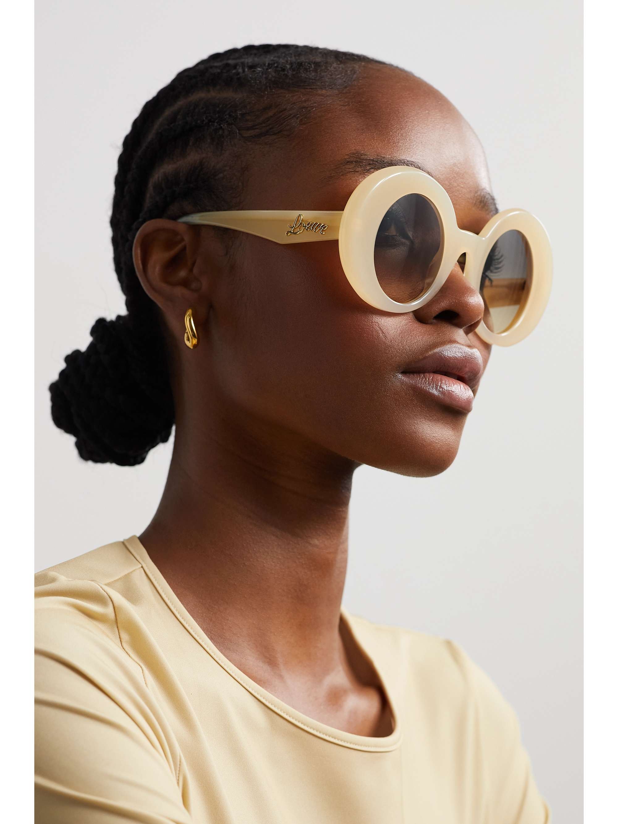 luxury round sunglasses