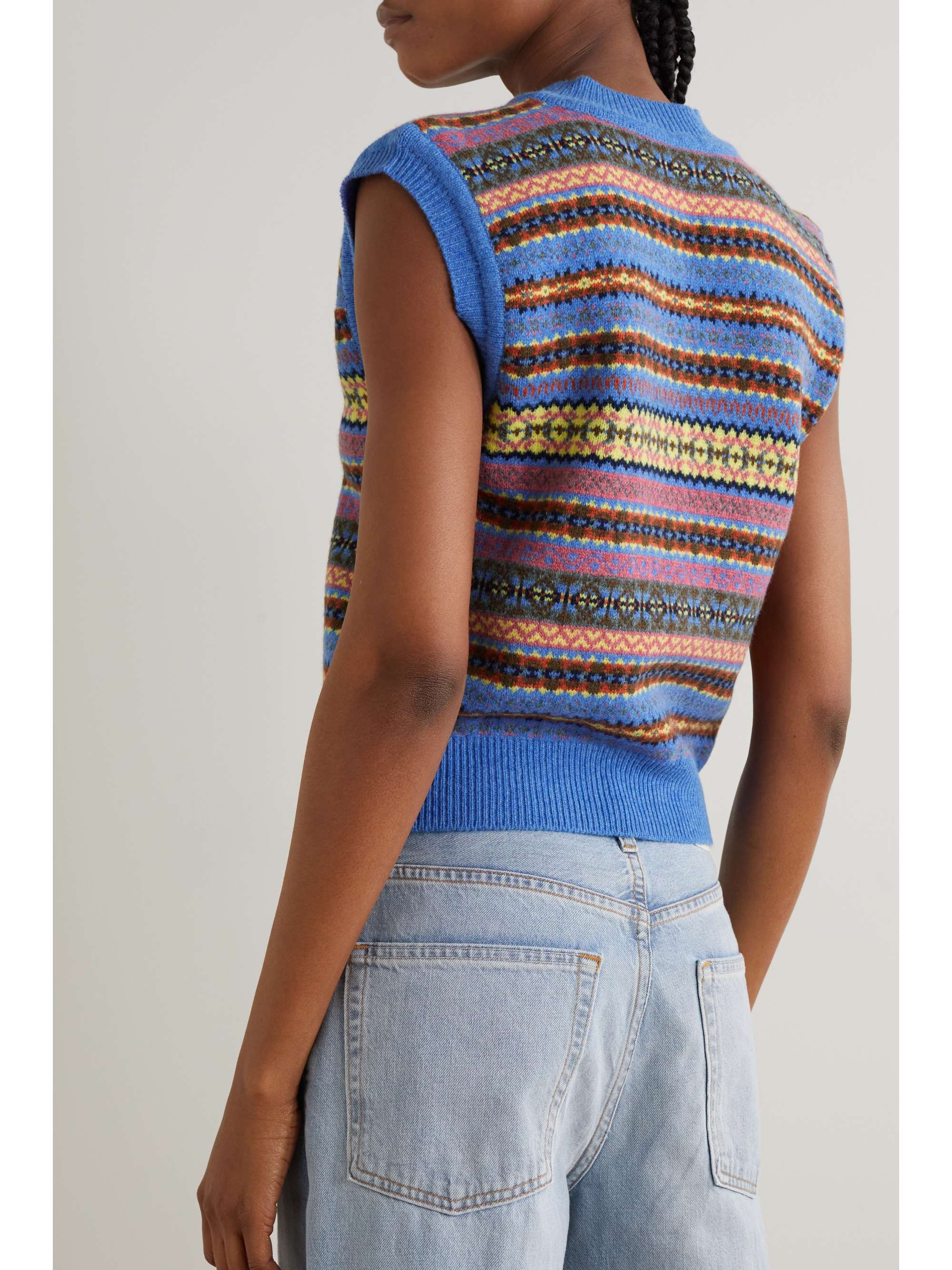 &DAUGHTER Fair Isle wool vest