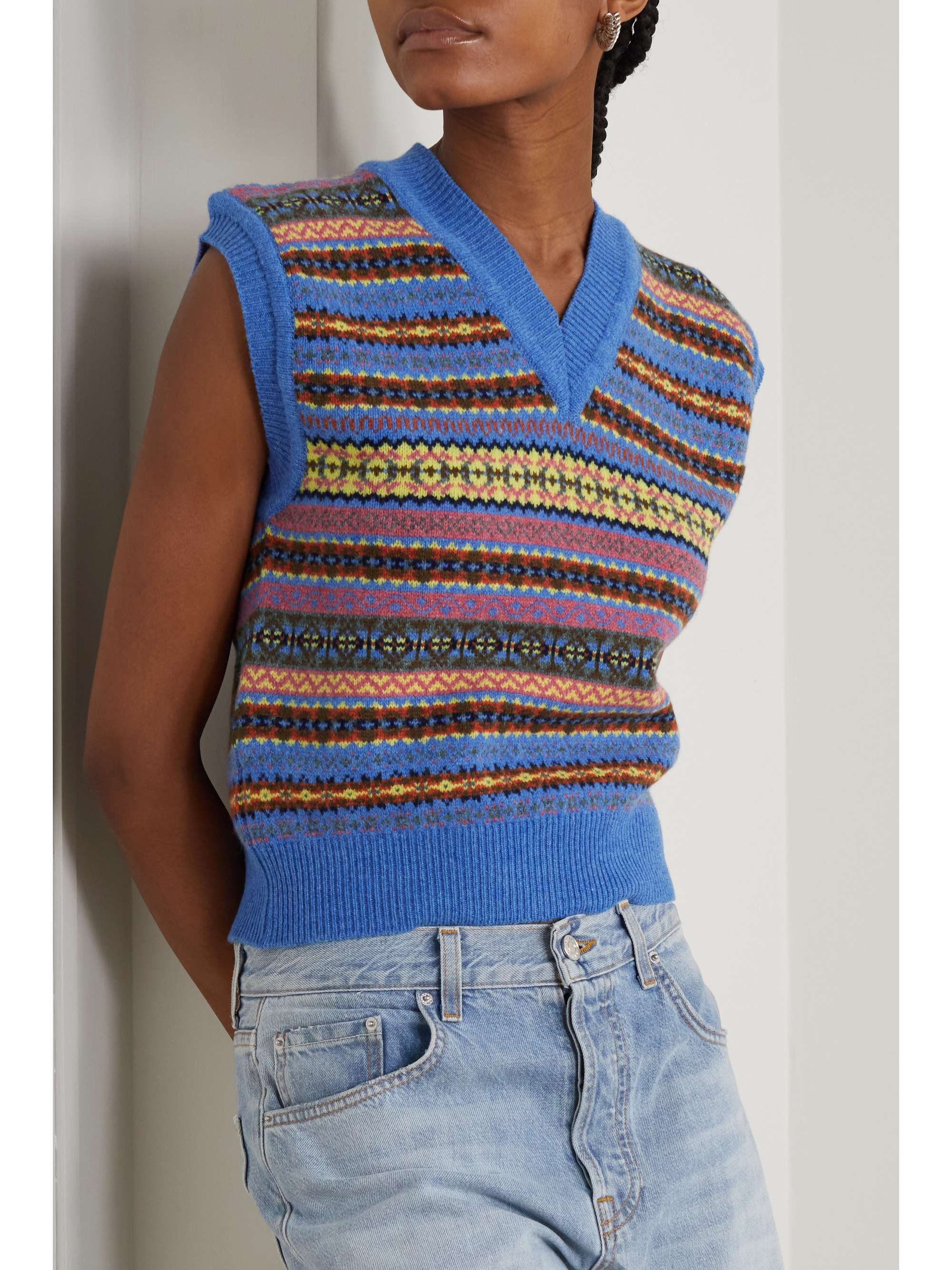 &DAUGHTER Fair Isle wool vest