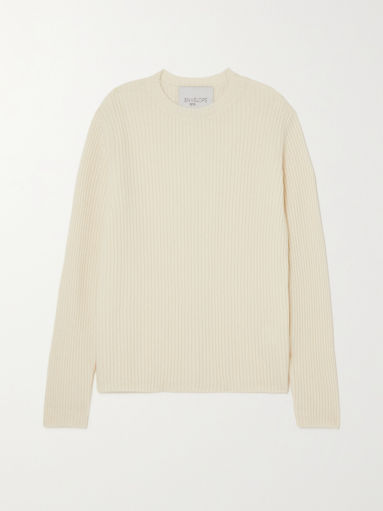 Envelope1976 Holmsbu Ribbed Cashmere Sweater In Cream