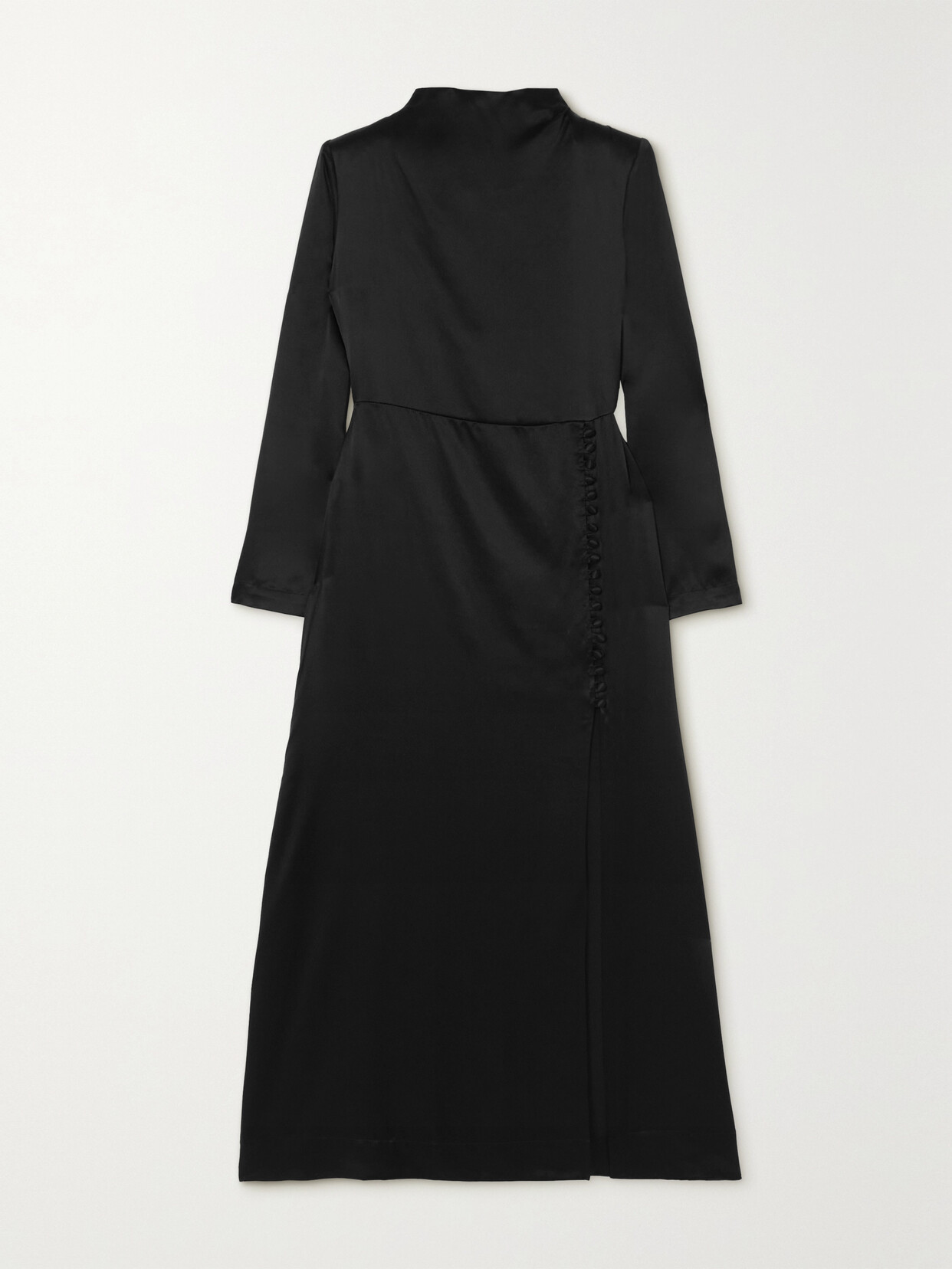 Envelope1976 - Campania Silk-satin Midi Dress - Black