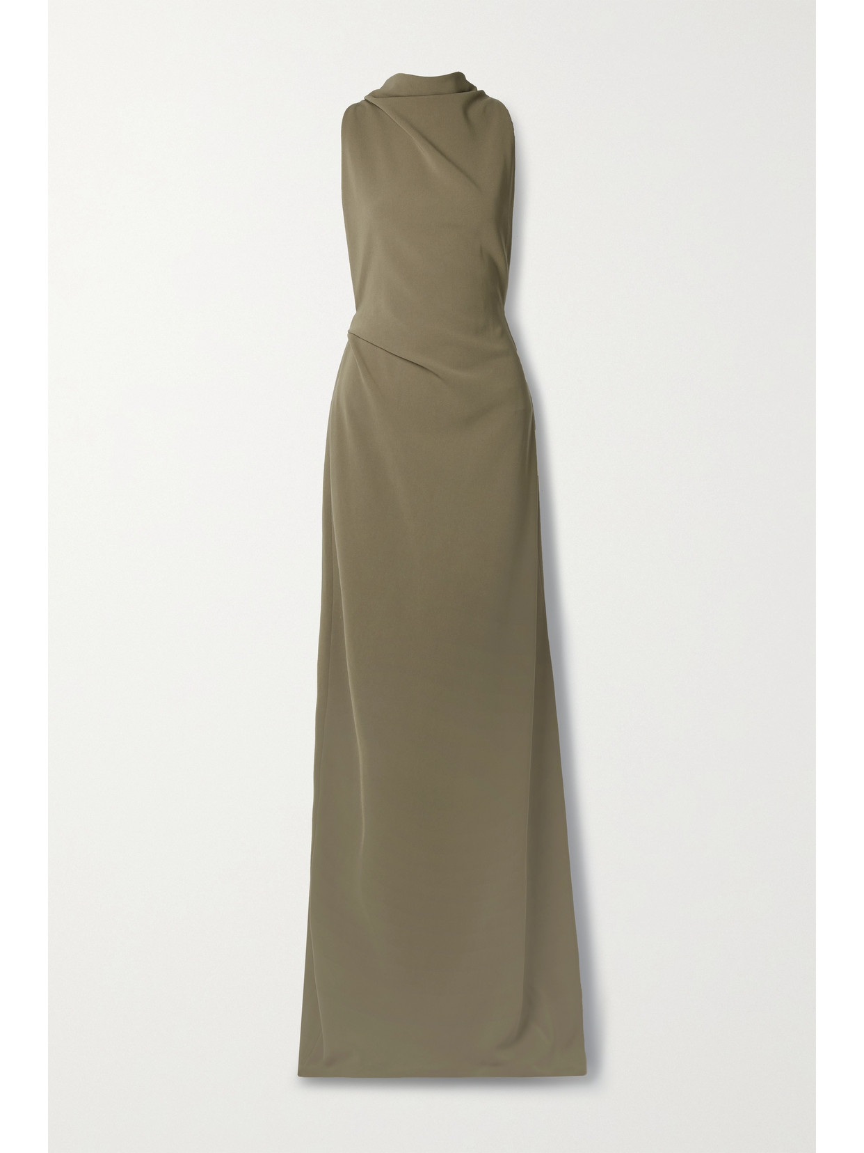 chinese dress ladies Proenza Schouler Women's Elsa Double Crepe Maxi Dress - Black Multi