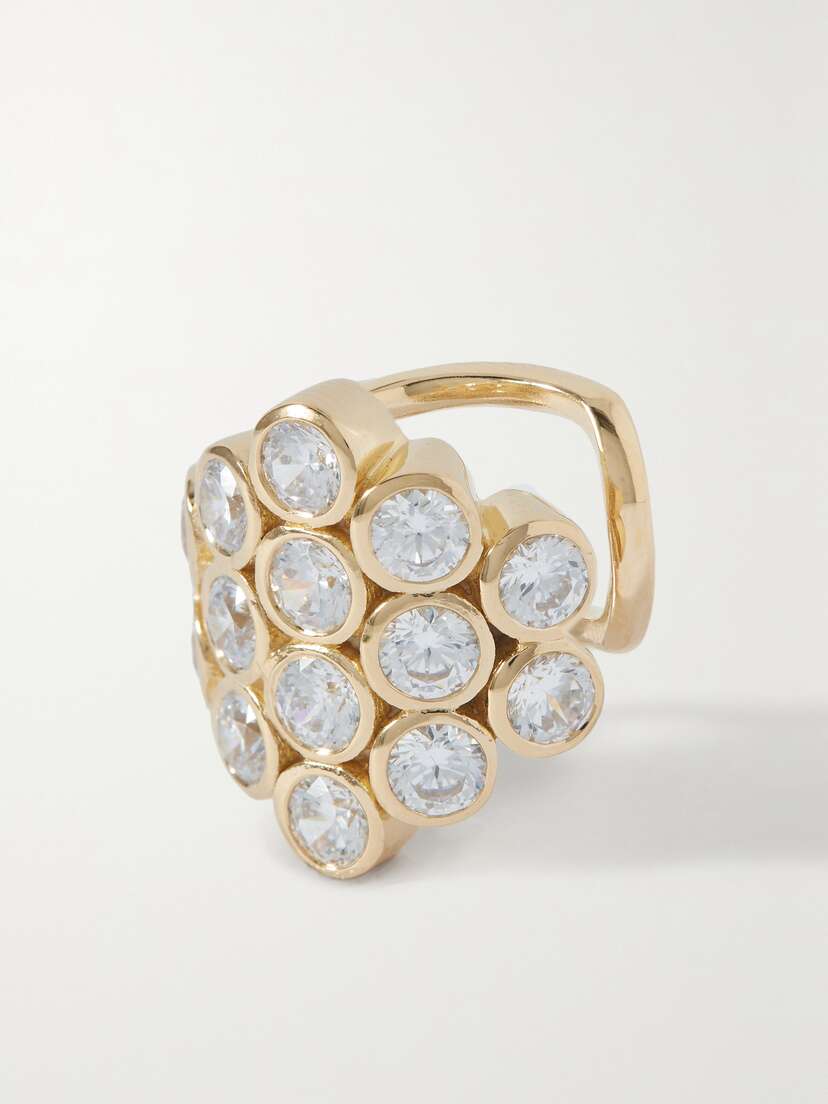 Completedworks + Net Sustain Recycled Gold Vermeil Cubic Zirconia Ear Cuff