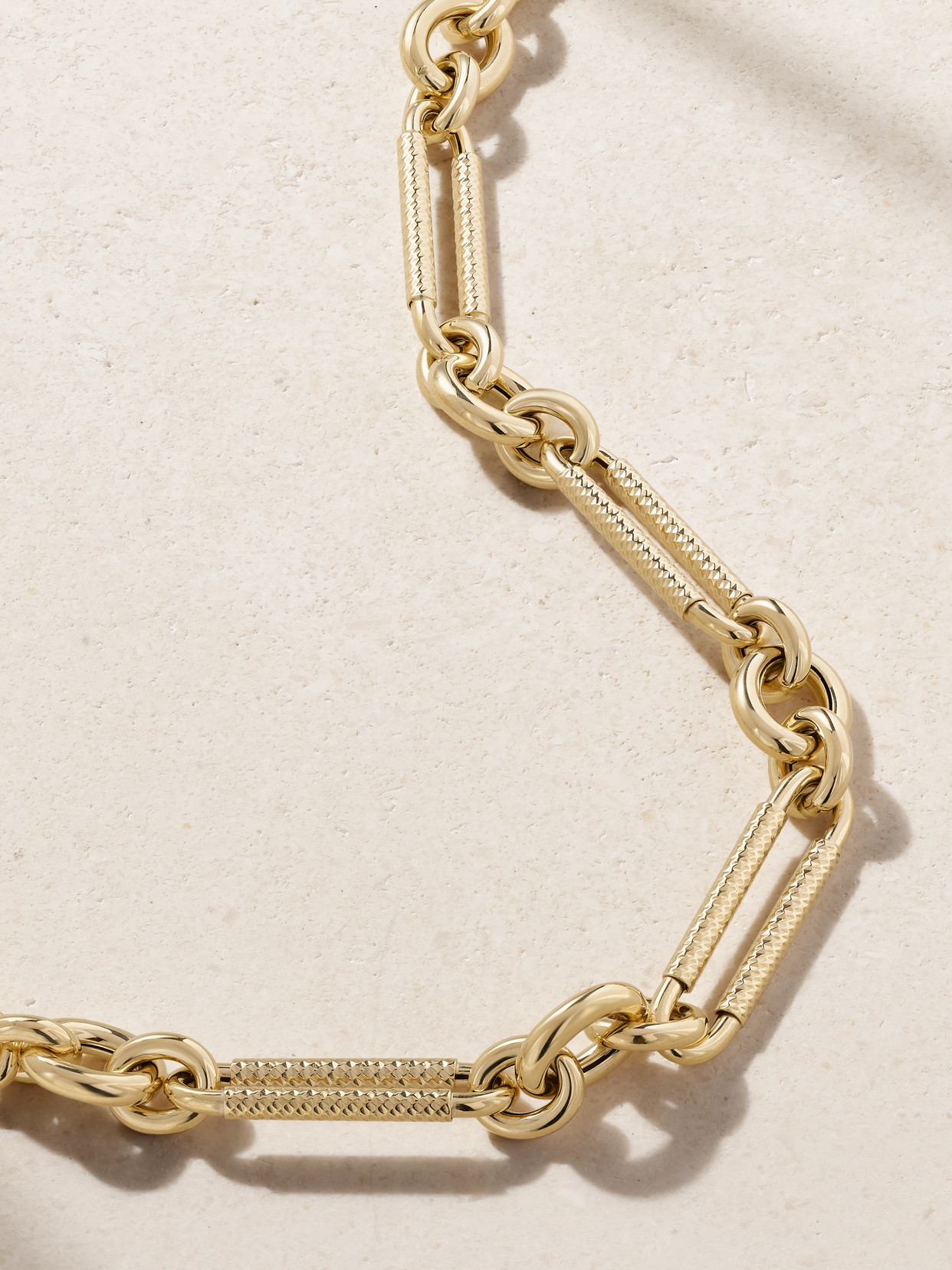 Shop Lauren Rubinski 14-karat Gold Necklace