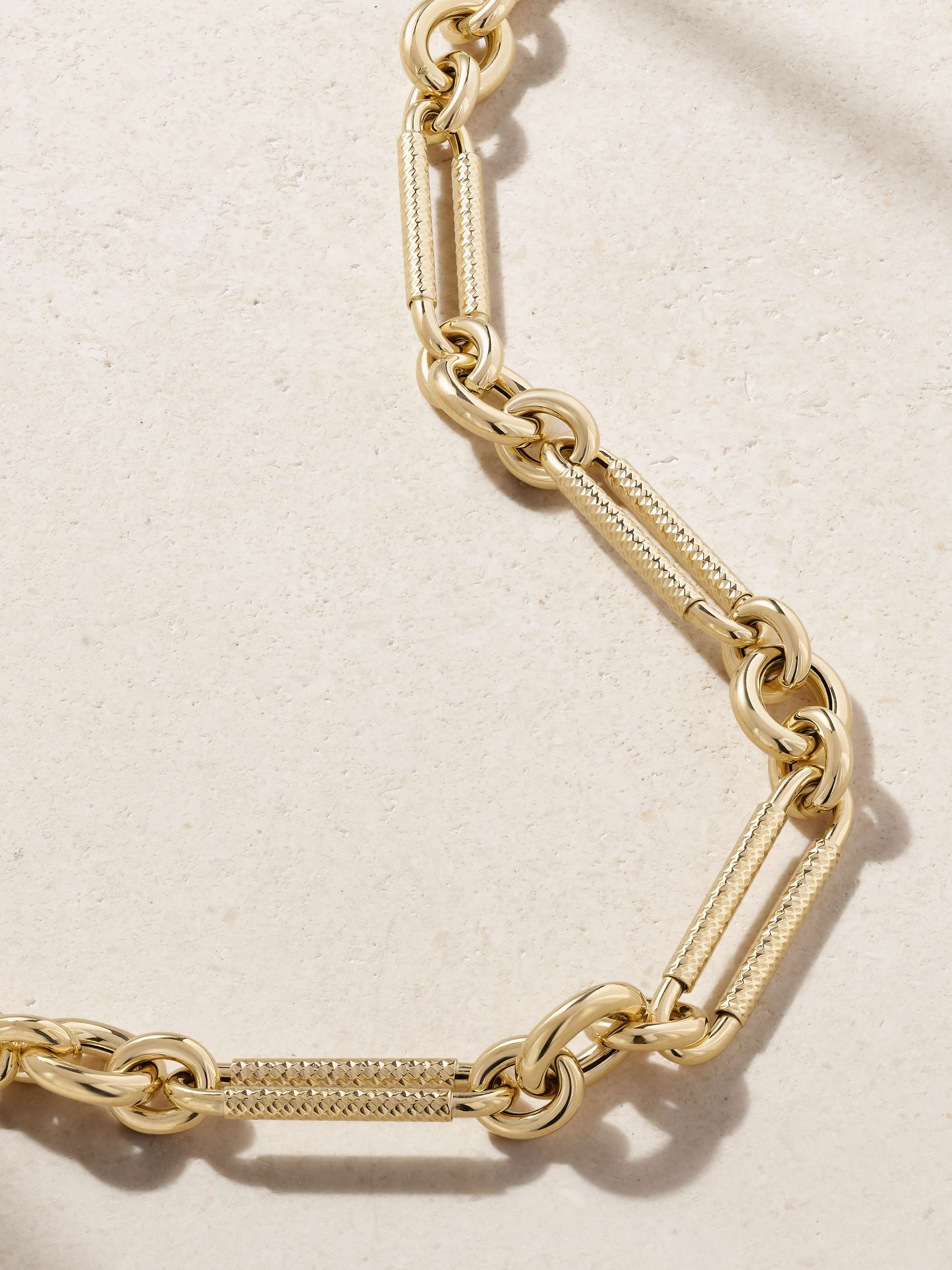 LAUREN RUBINSKI 14-karat gold necklace