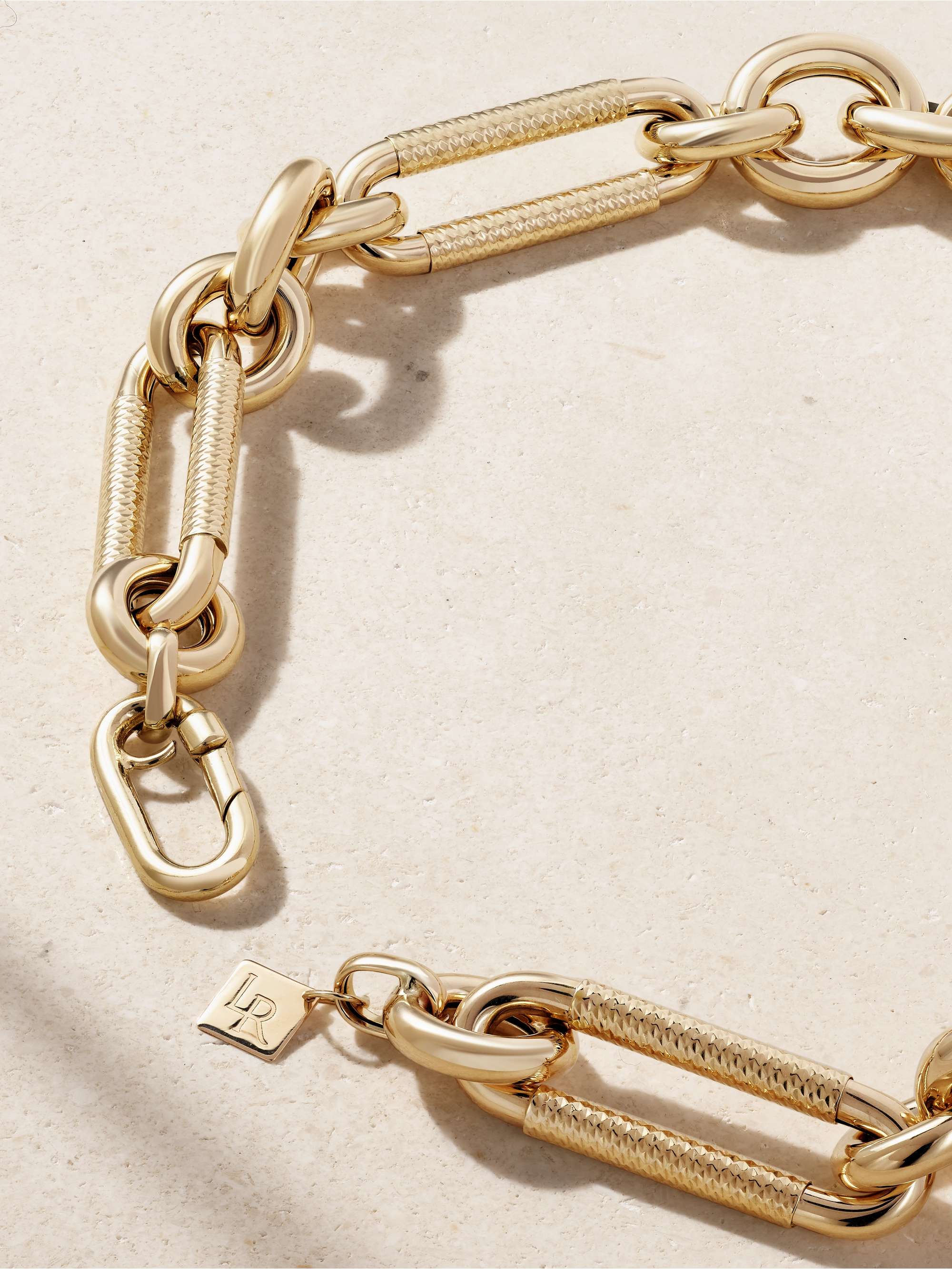 LAUREN RUBINSKI Large 14-karat gold necklace