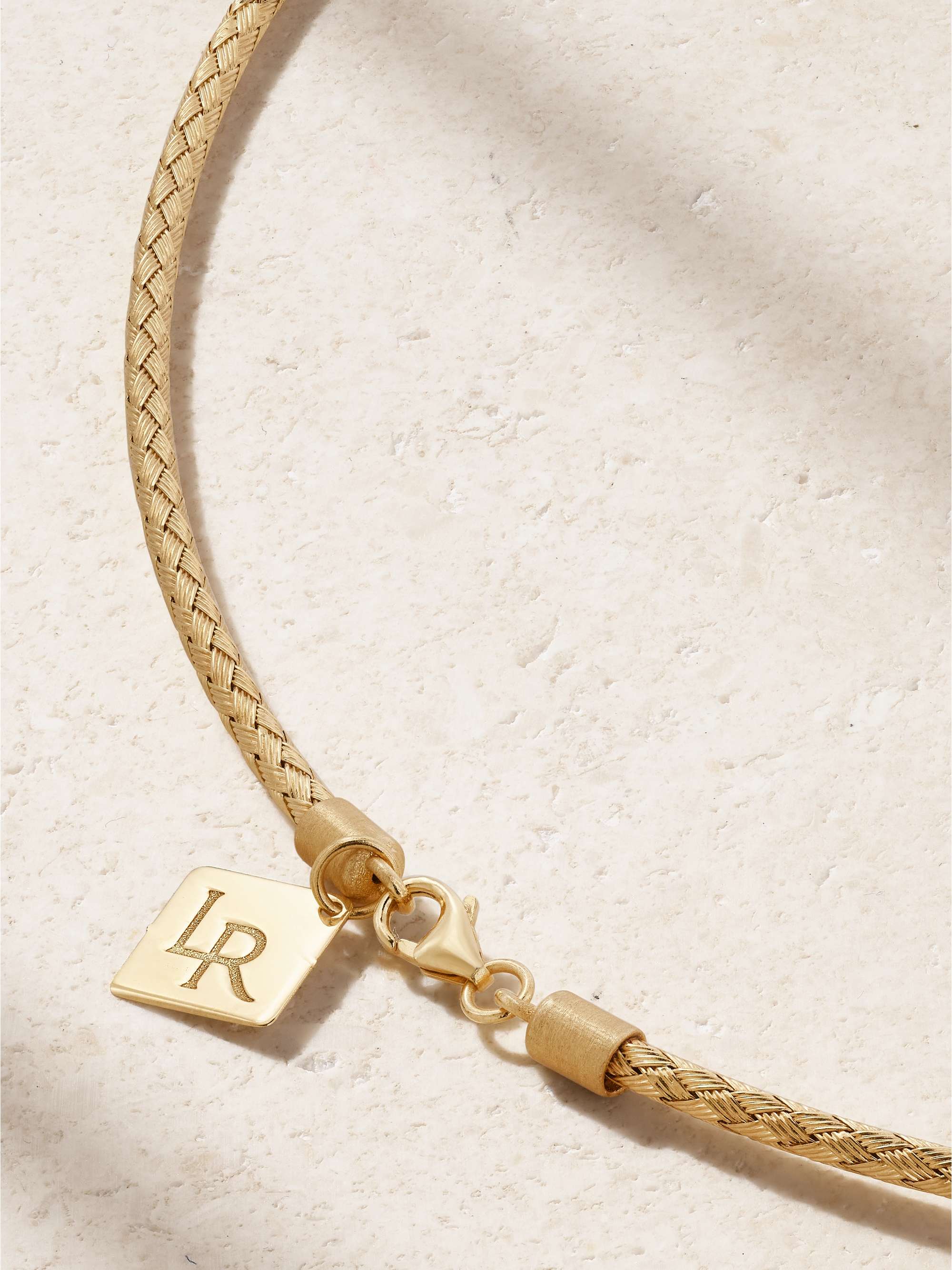 LAUREN RUBINSKI 14-karat gold diamond necklace