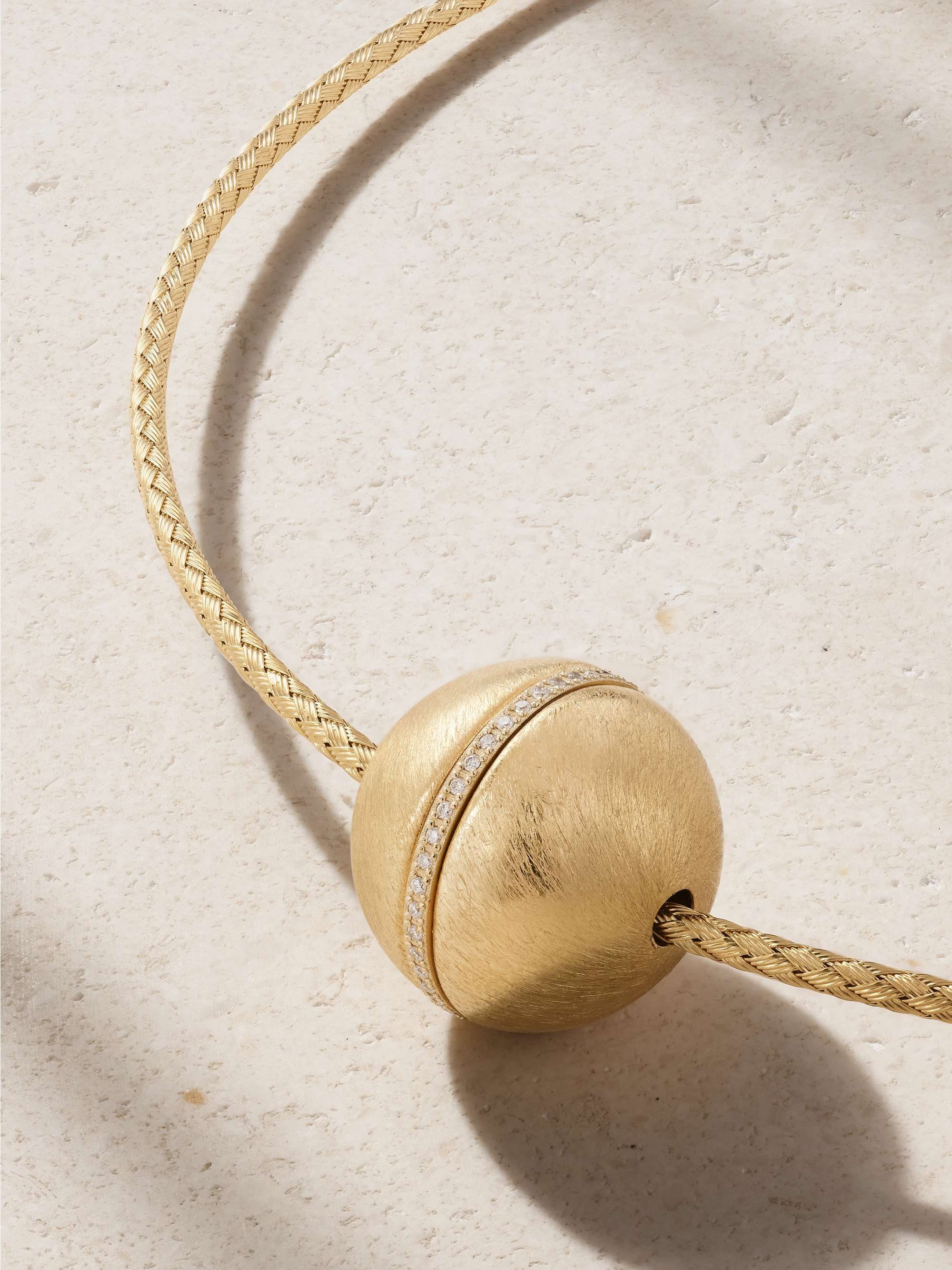 LAUREN RUBINSKI 14-karat gold diamond necklace