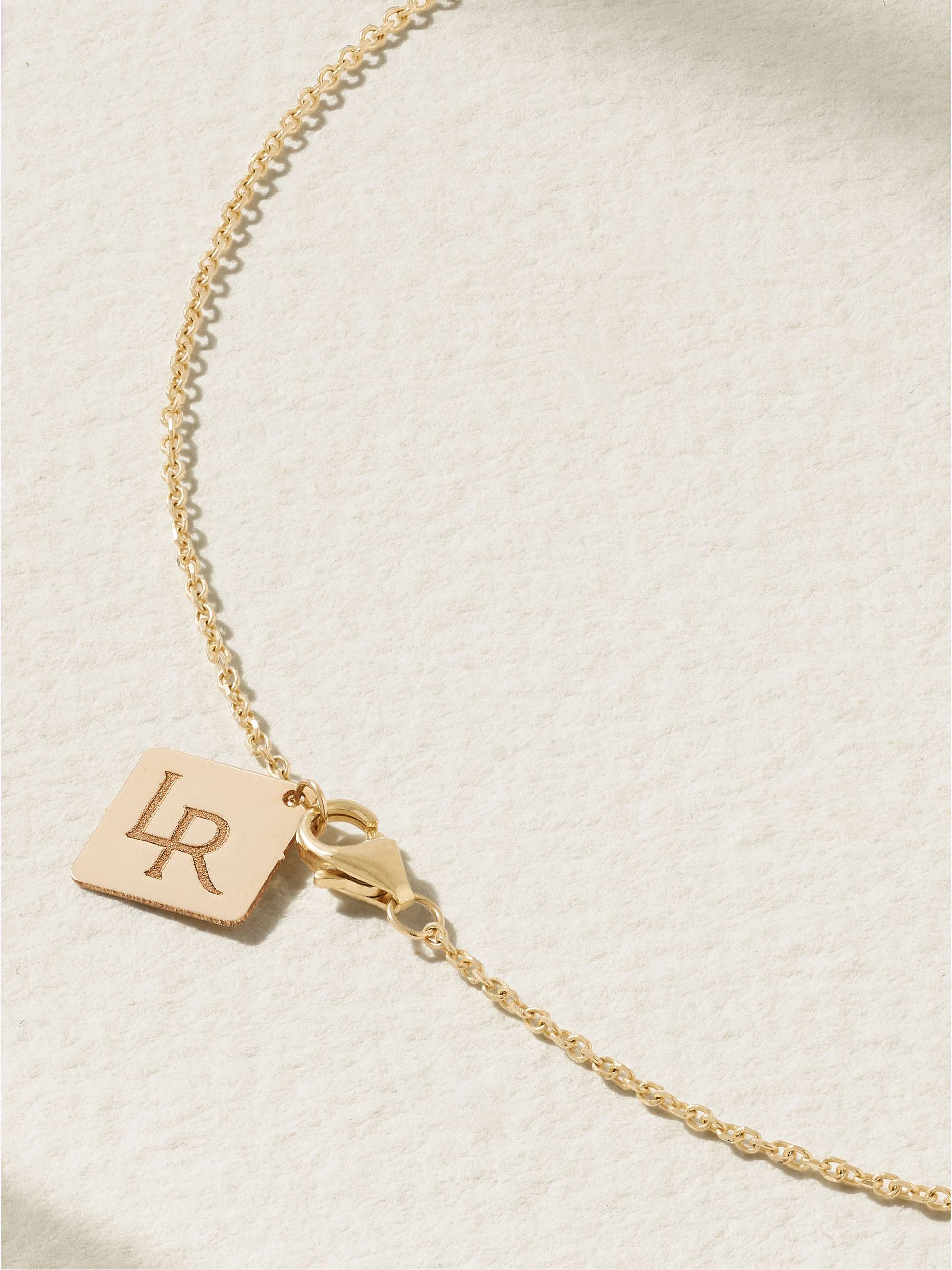 LAUREN RUBINSKI Gold diamond necklace