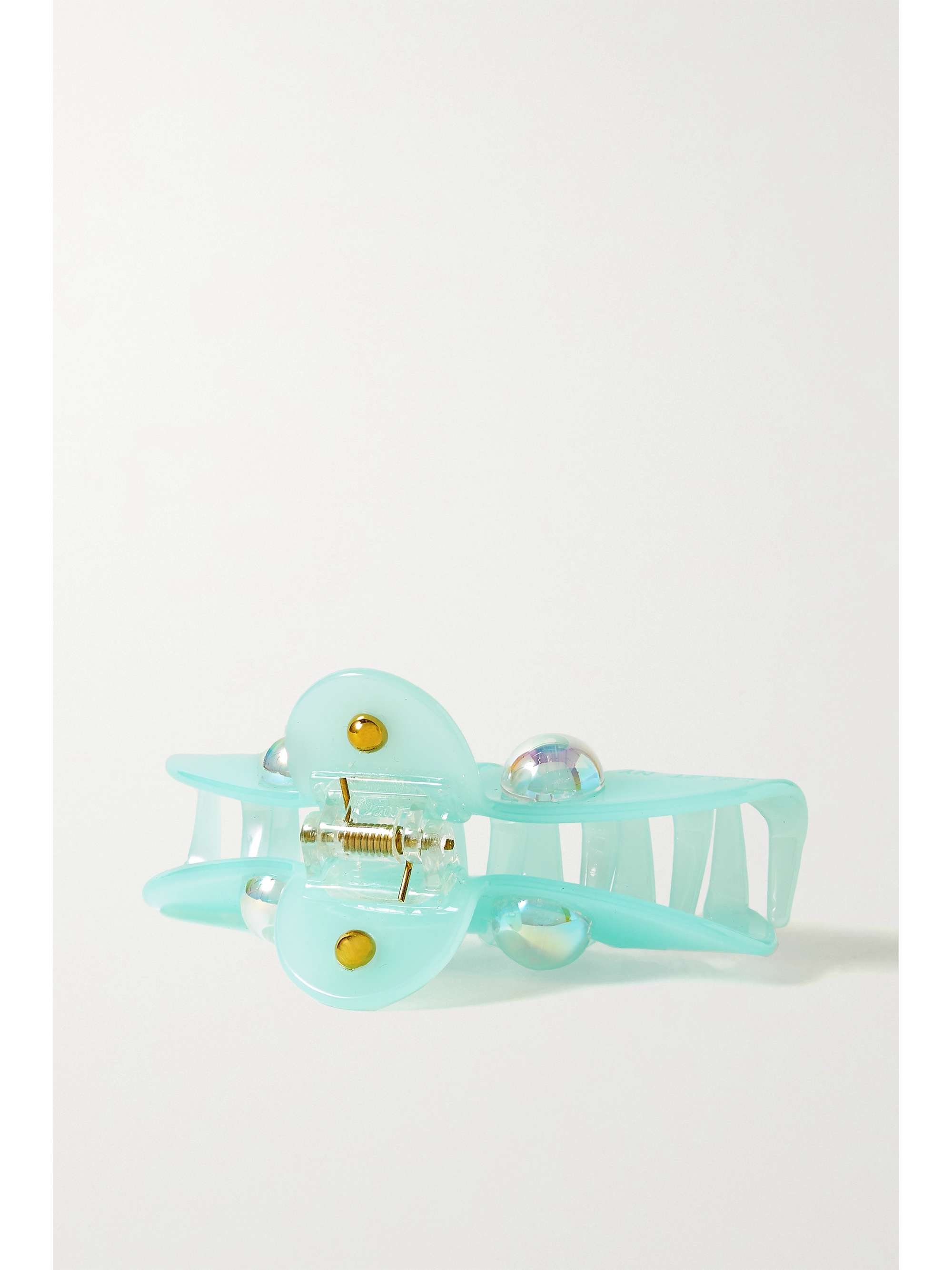 LELET NY Embellished acetate hair clip