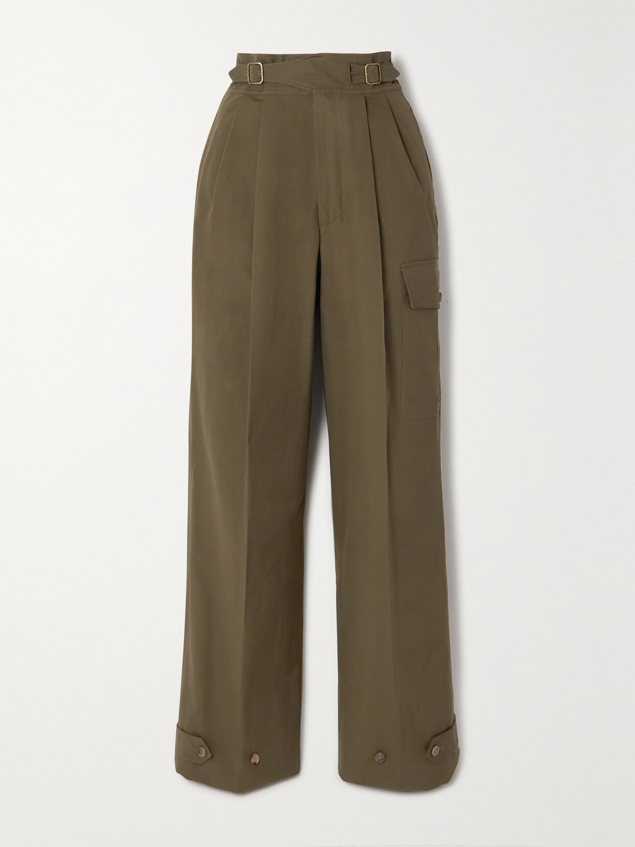 Ralph Lauren Collection - Cotton-twill Tapered Cargo Pants - Green