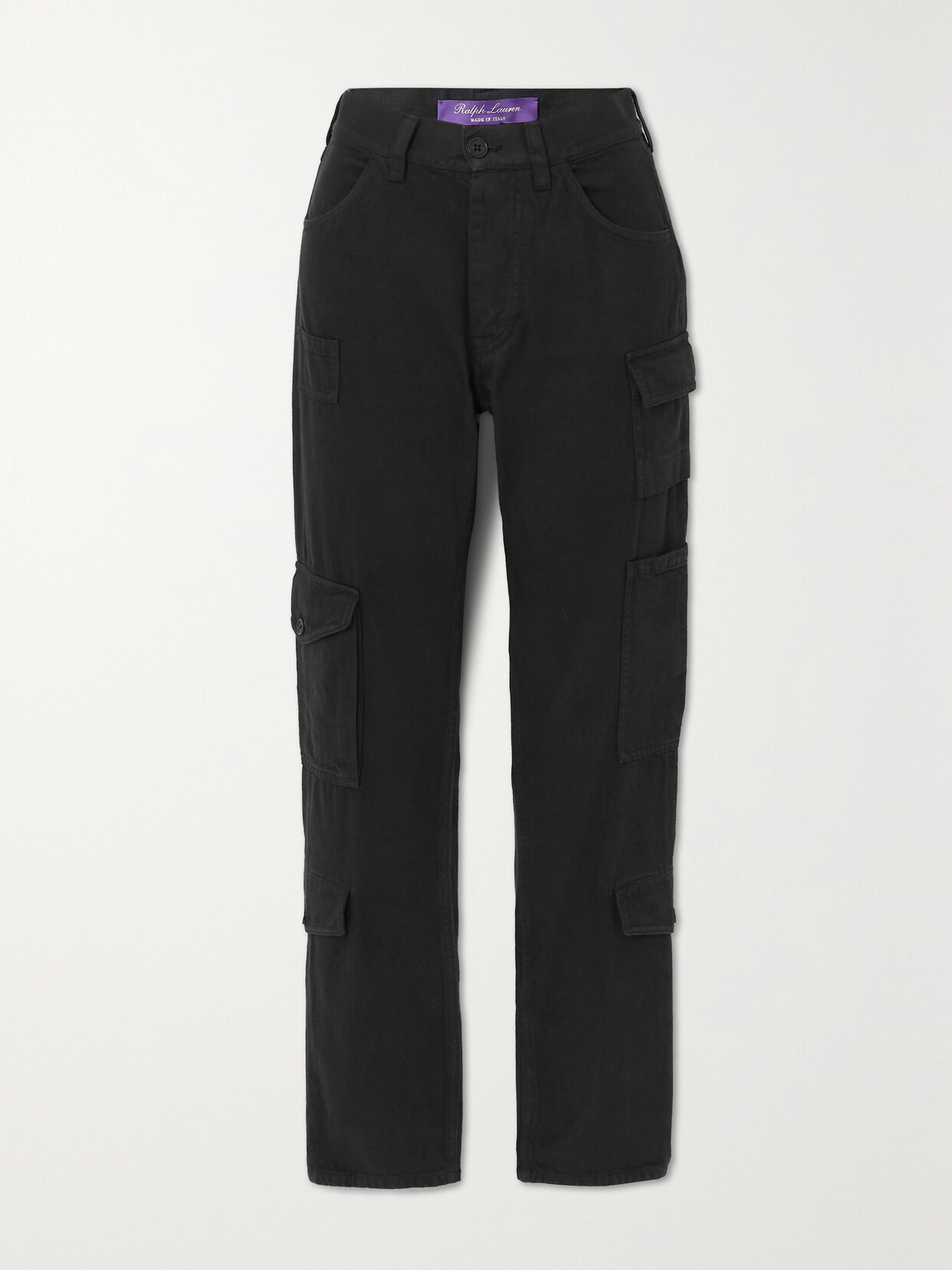 Ralph Lauren Collection - Dominik Denim Slim-leg Cargo Pants - Black