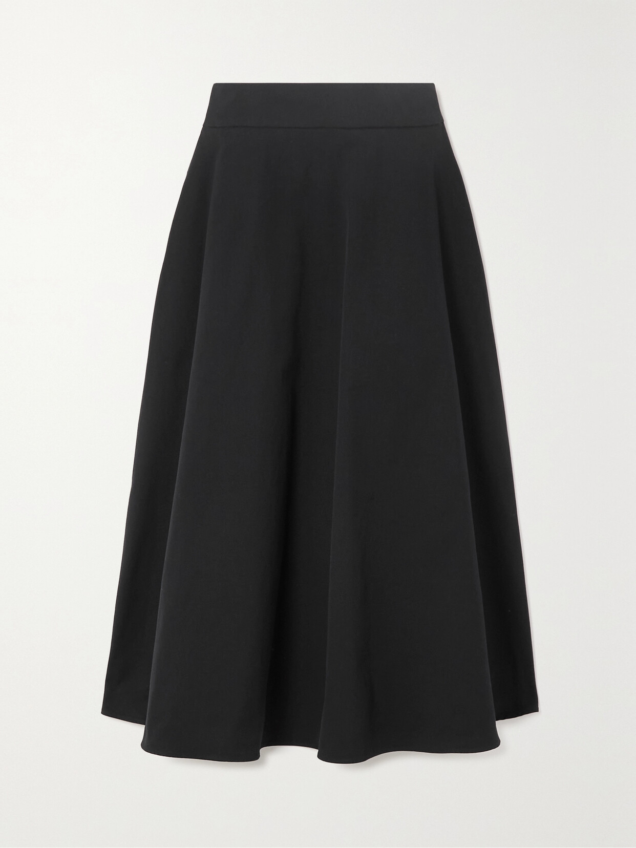 Ralph Lauren Collection - Erica Cotton-canvas Midi Skirt - Black