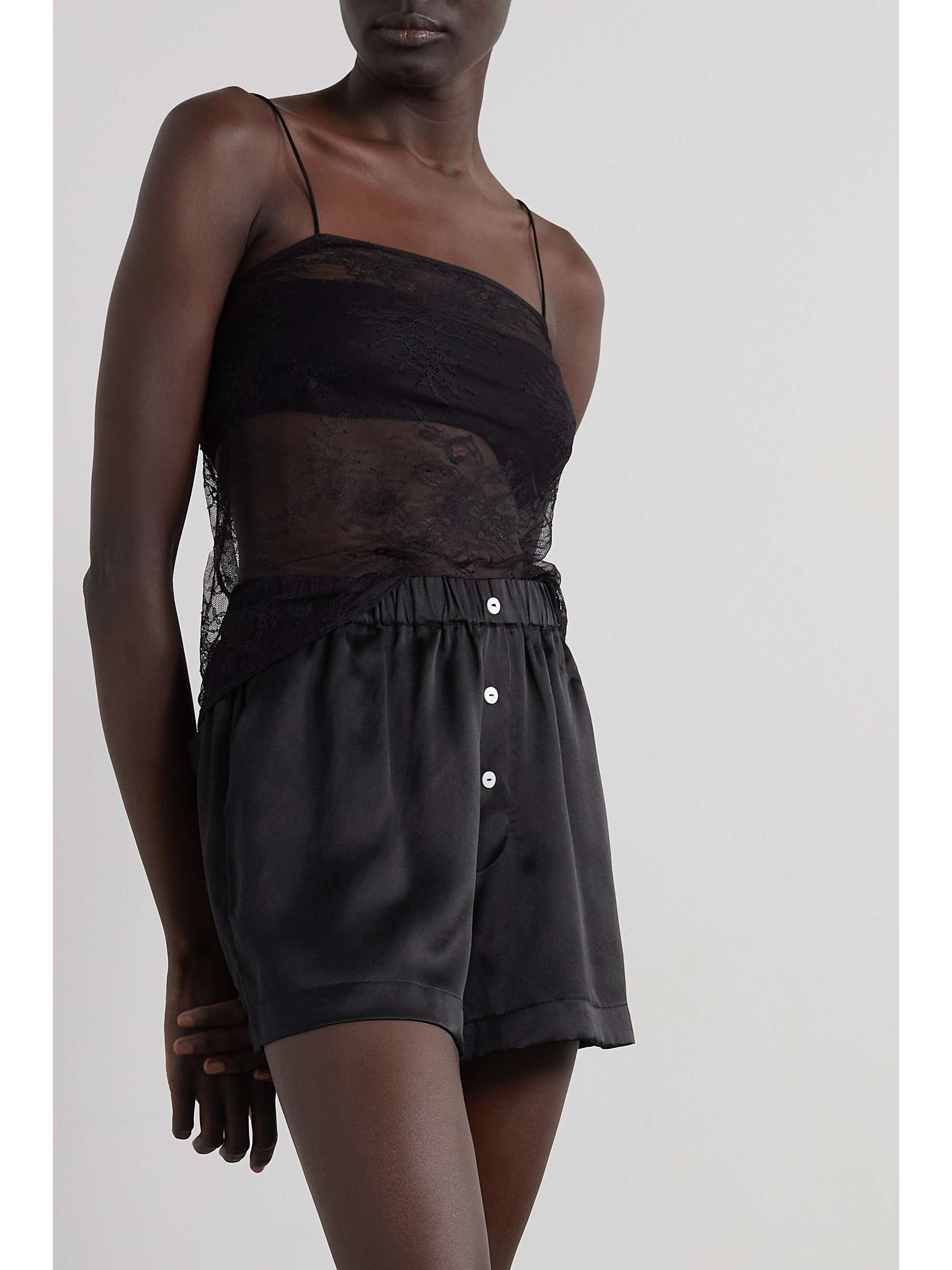 MAISON ESSENTIELE Silk shorts