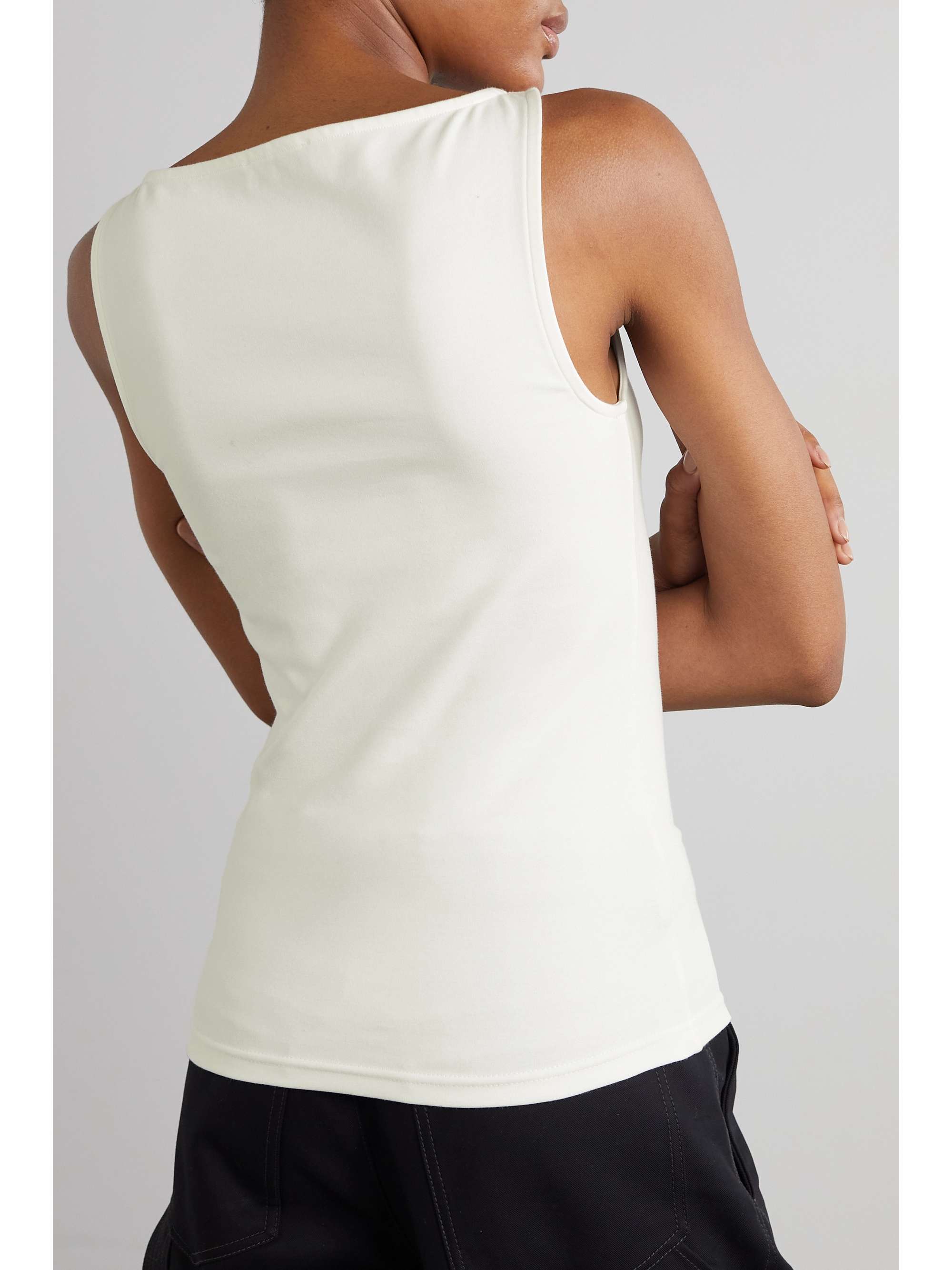 ANINE BING Rue stretch-cotton jersey tank