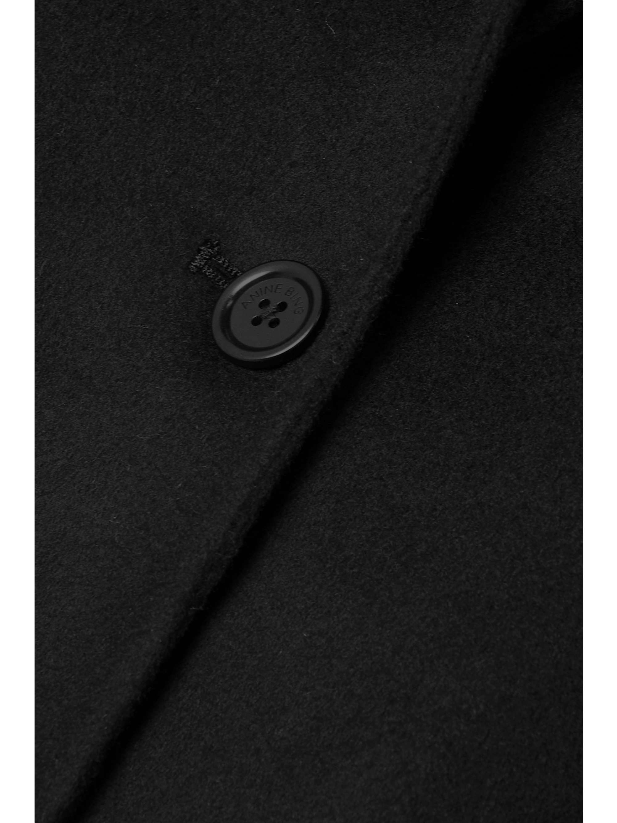 ANINE BING Quinn wool and cashmere-blend blazer
