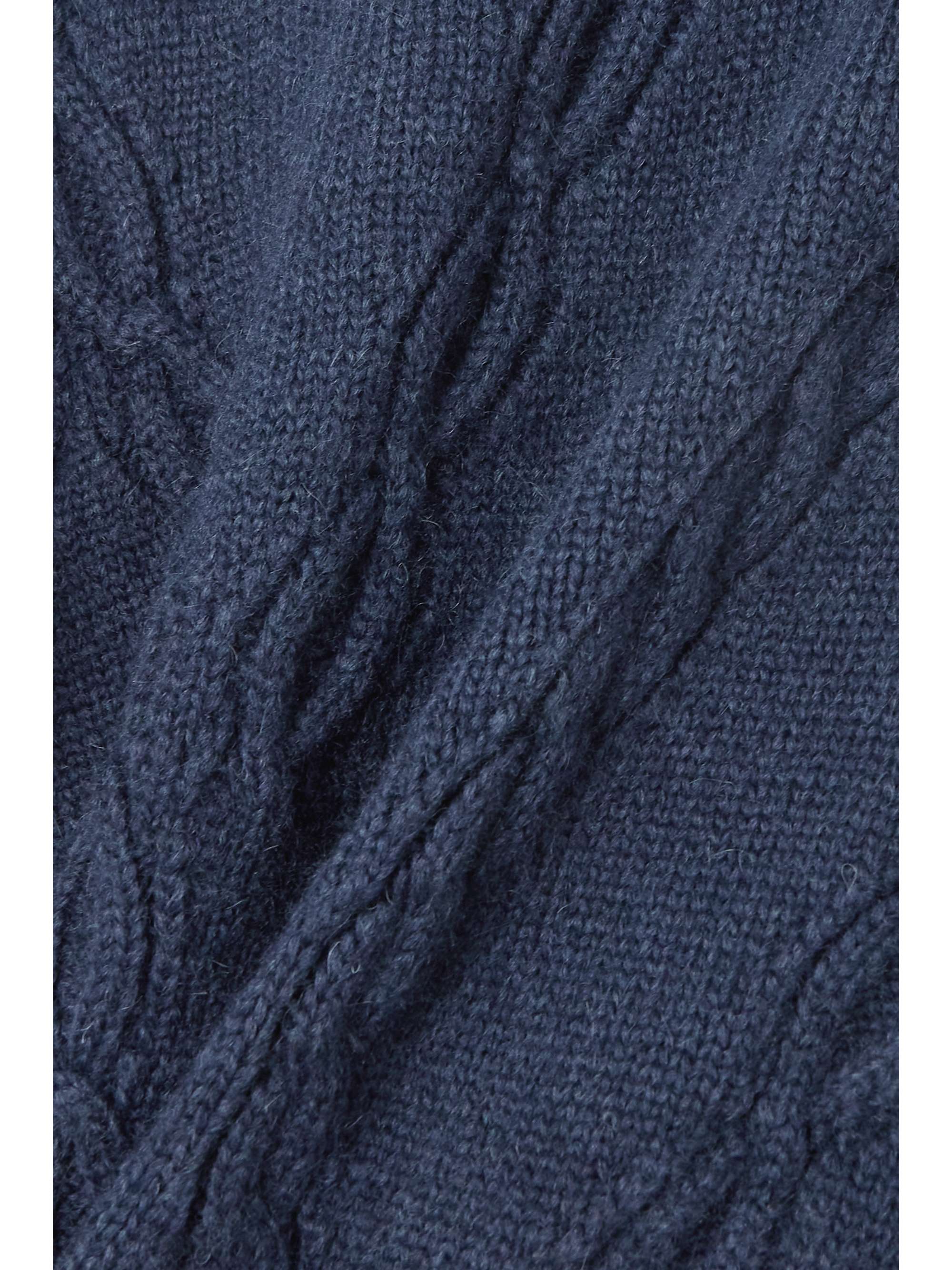 ANINE BING Mike cable-knit sweater