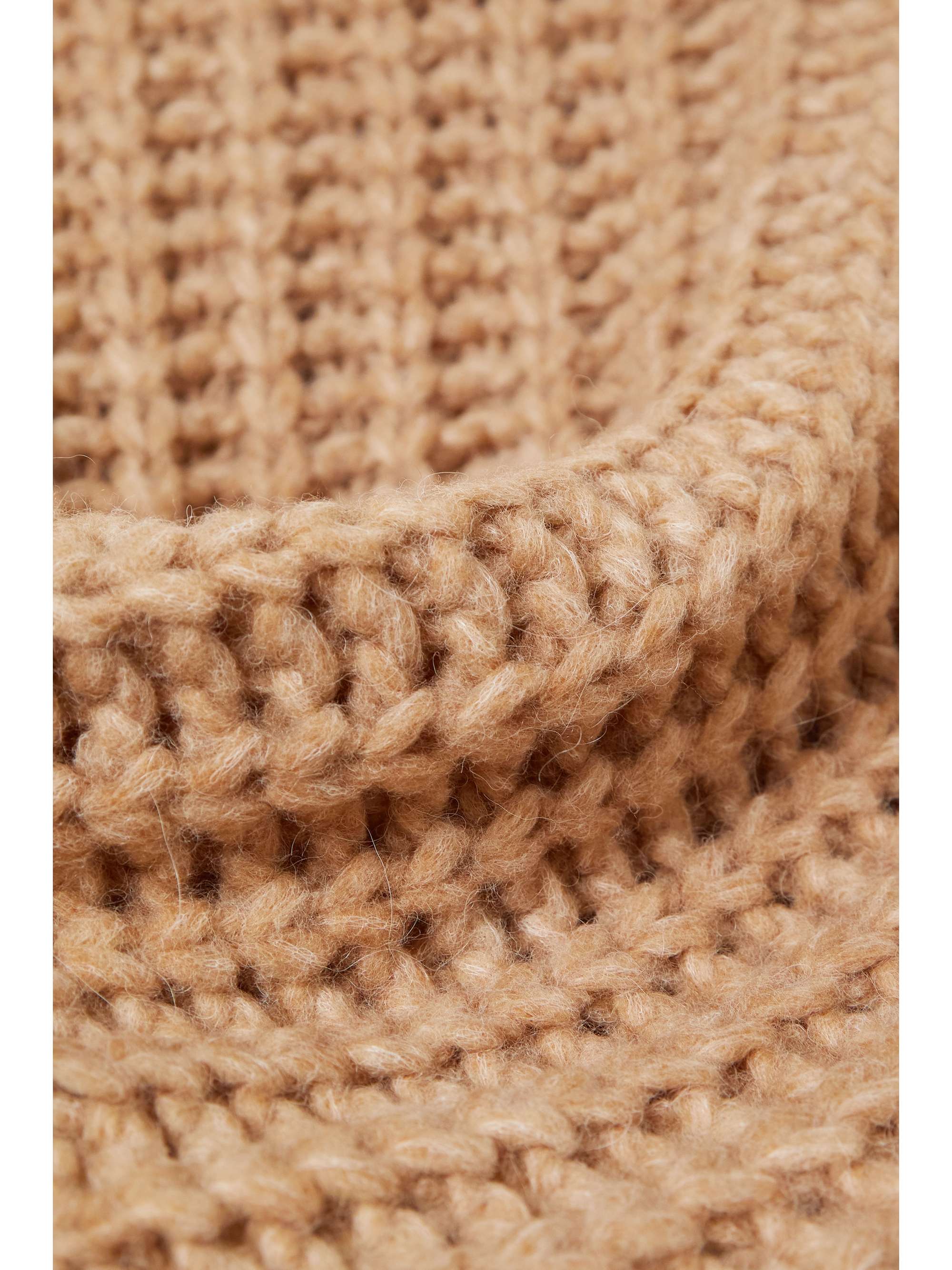 ANINE BING Iris cable-knit merino wool-blend sweater