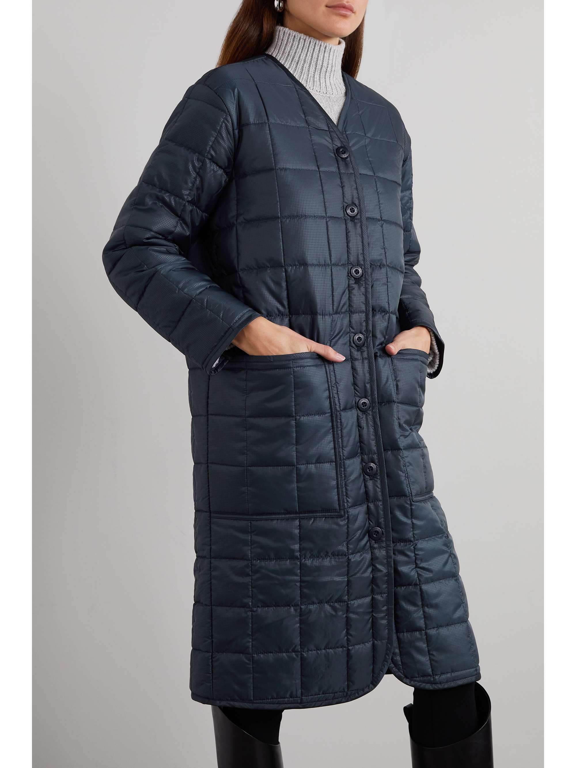 ANINE BING Andy quilted shell coat
