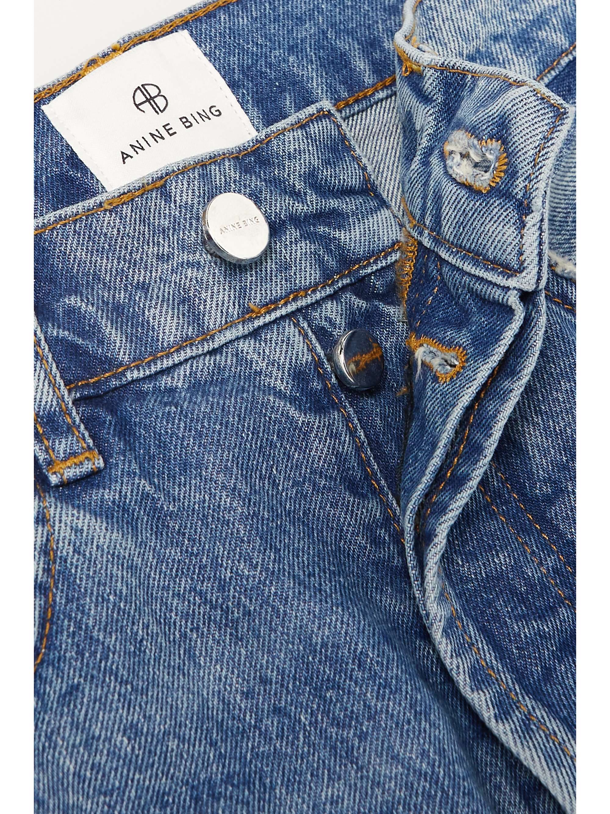 ANINE BING Kat high-rise straight-leg jeans