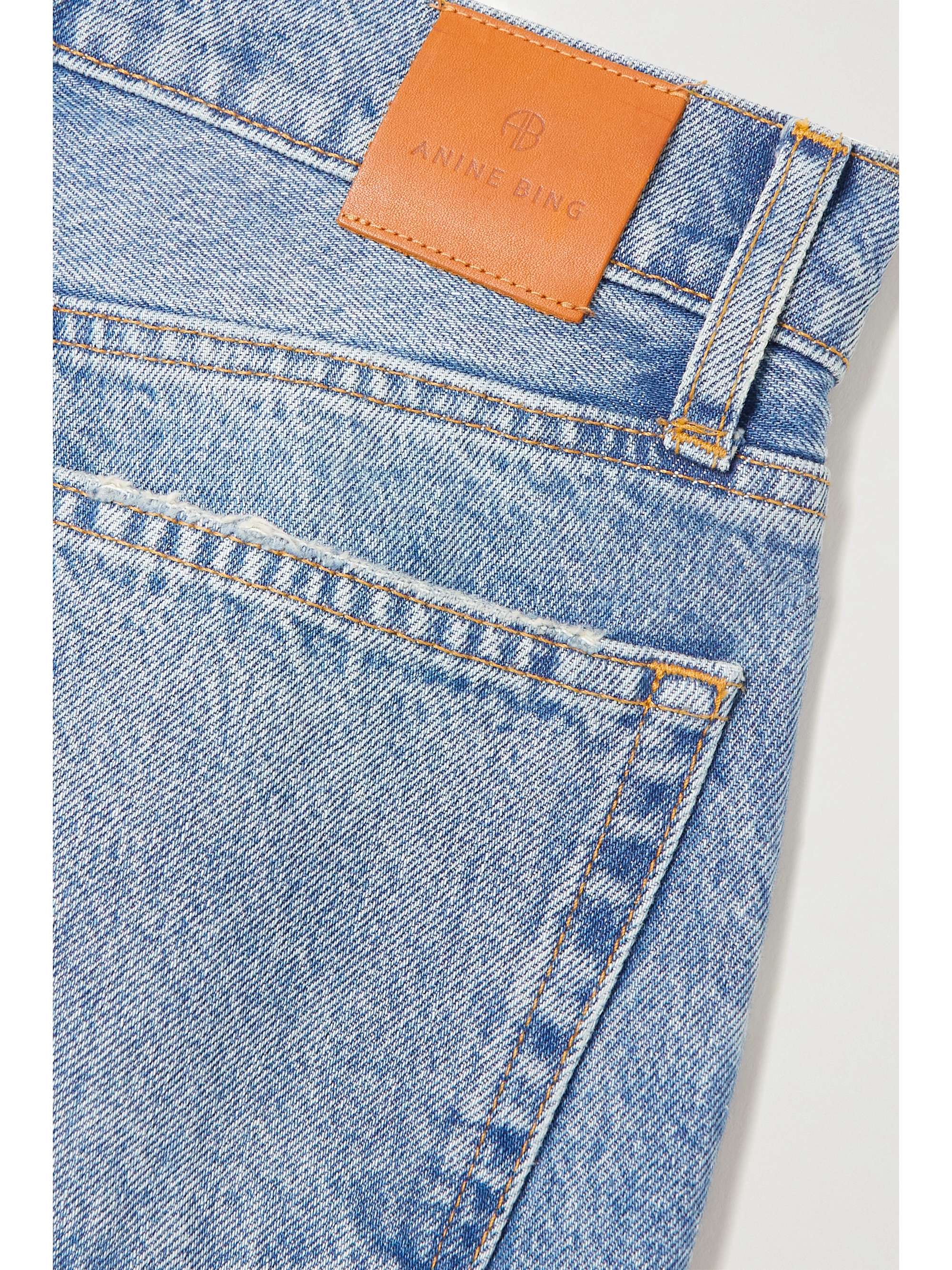 ANINE BING Kat high-rise straight-leg jeans
