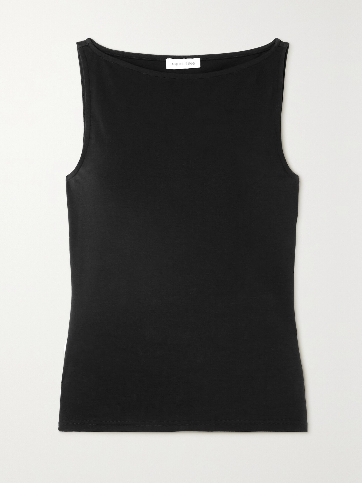 Anine Bing - Rue Stretch-cotton Jersey Tank - Black