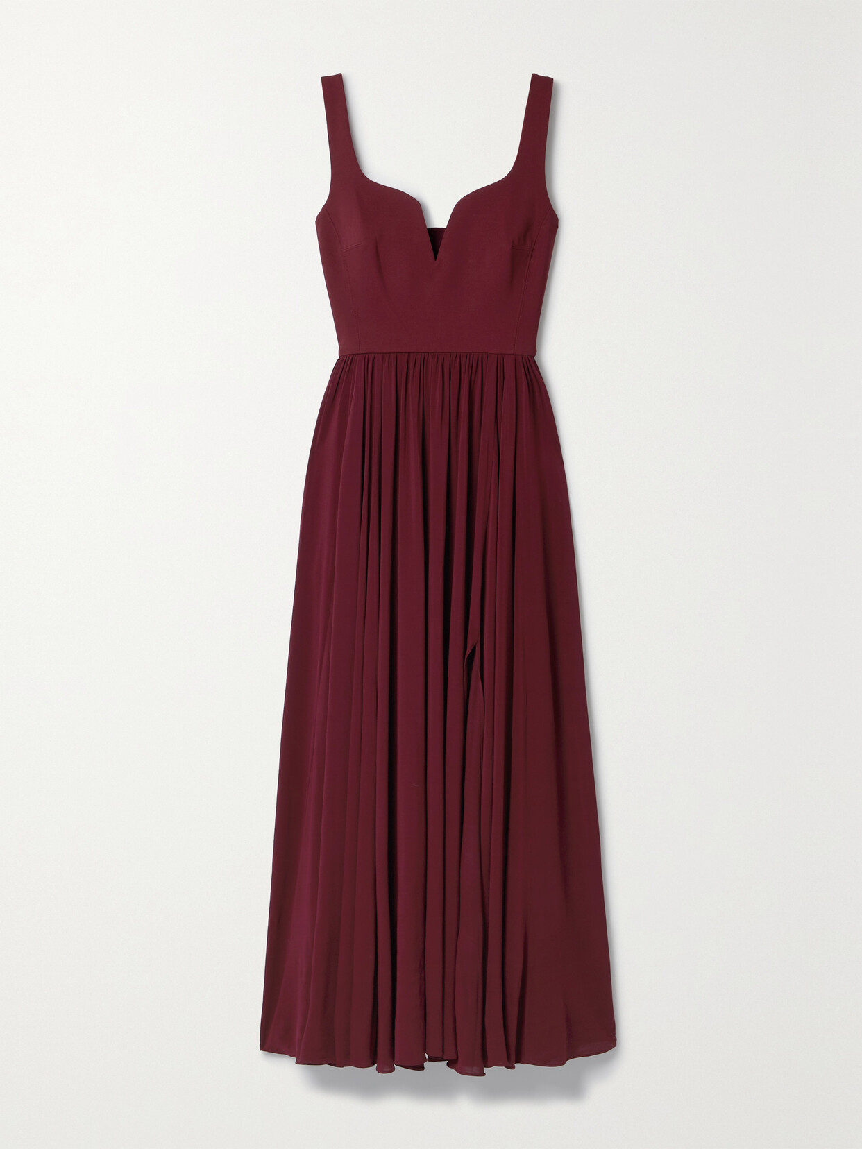 La Ligne - Carey Stretch-jersey Midi Dress - Burgundy