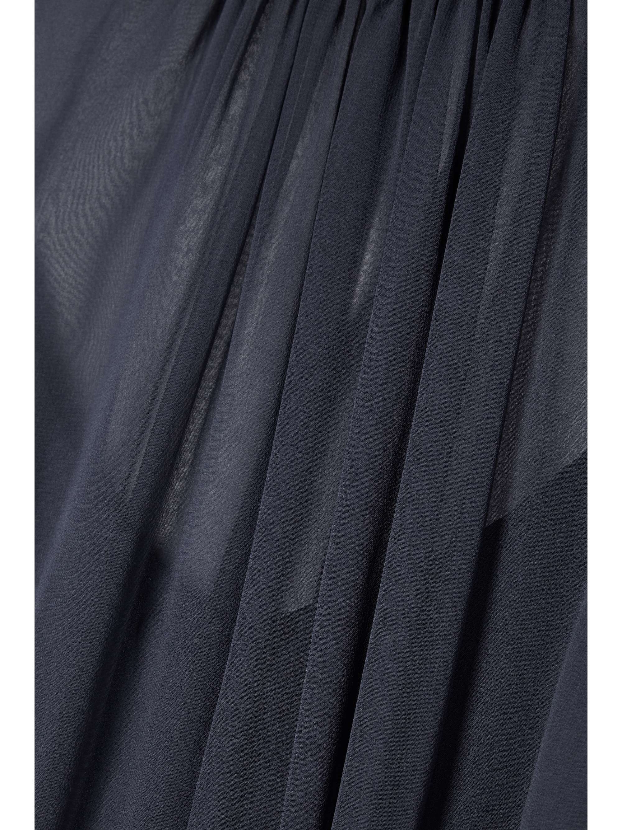 LA LIGNE Chiara tiered silk-chiffon and crepe de chine mini dress