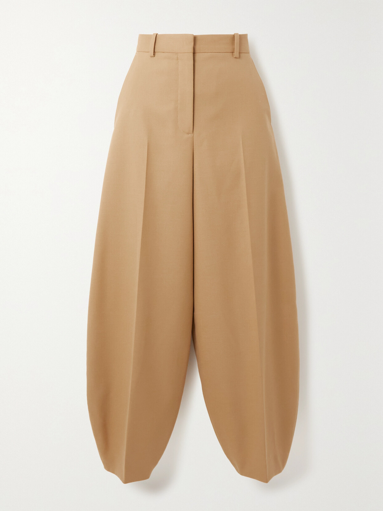 By Malene Birger - Carlien Stretch Recycled-twill Tapered Pants - Brown