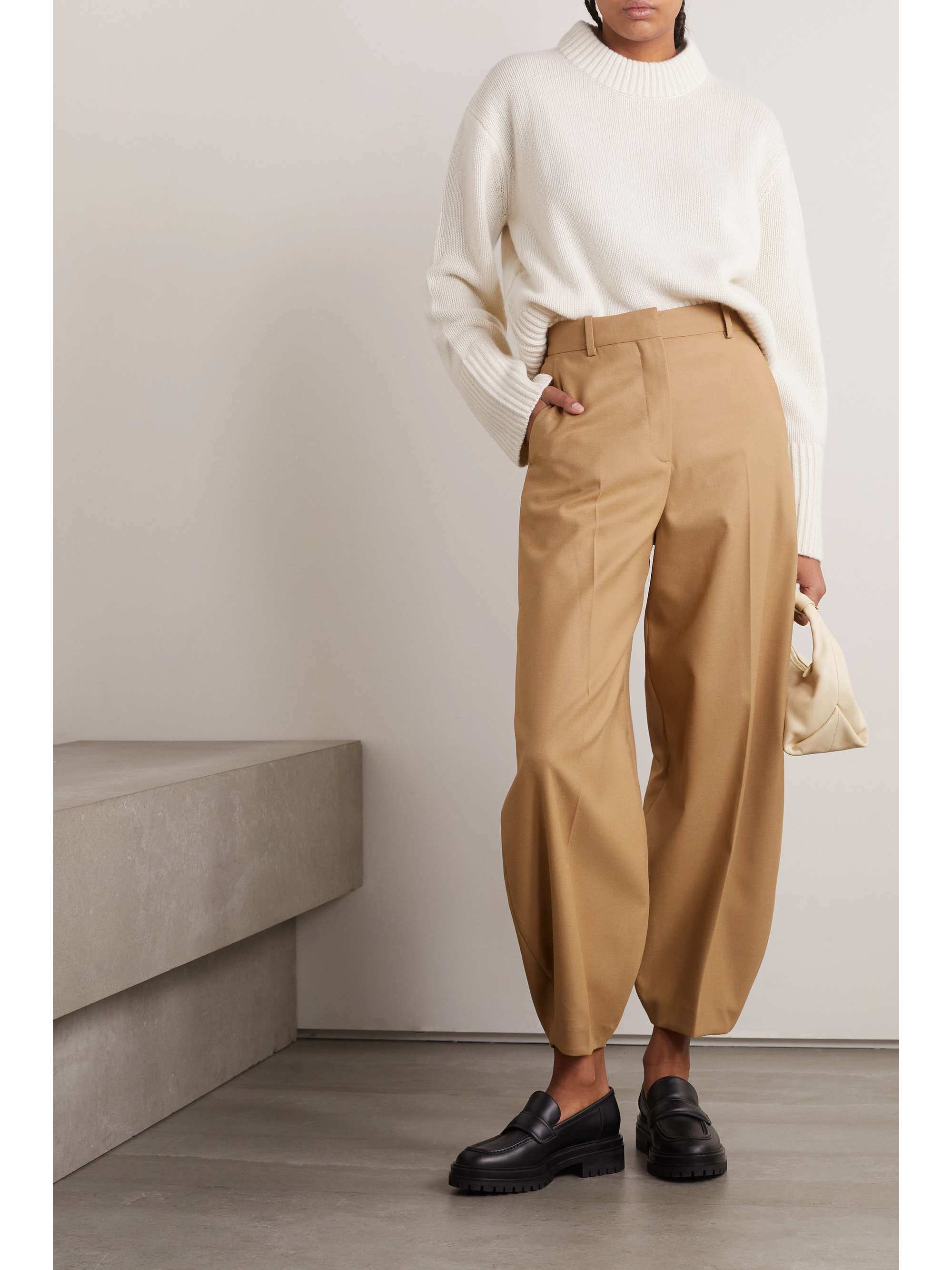 BY MALENE BIRGER Carlien stretch recycled-twill tapered pants