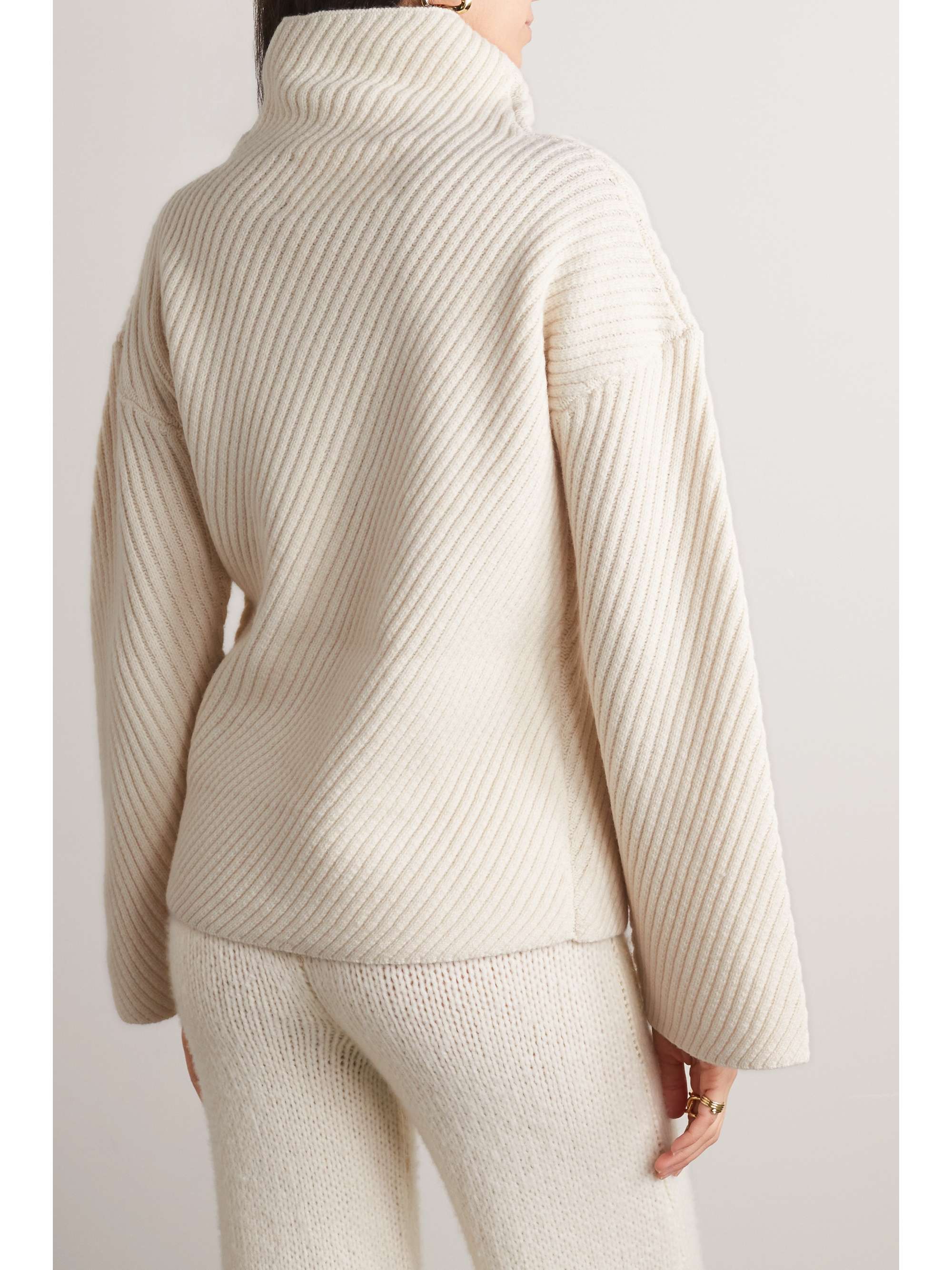 BY MALENE BIRGER Ezra ribbed wool turtleneck sweater