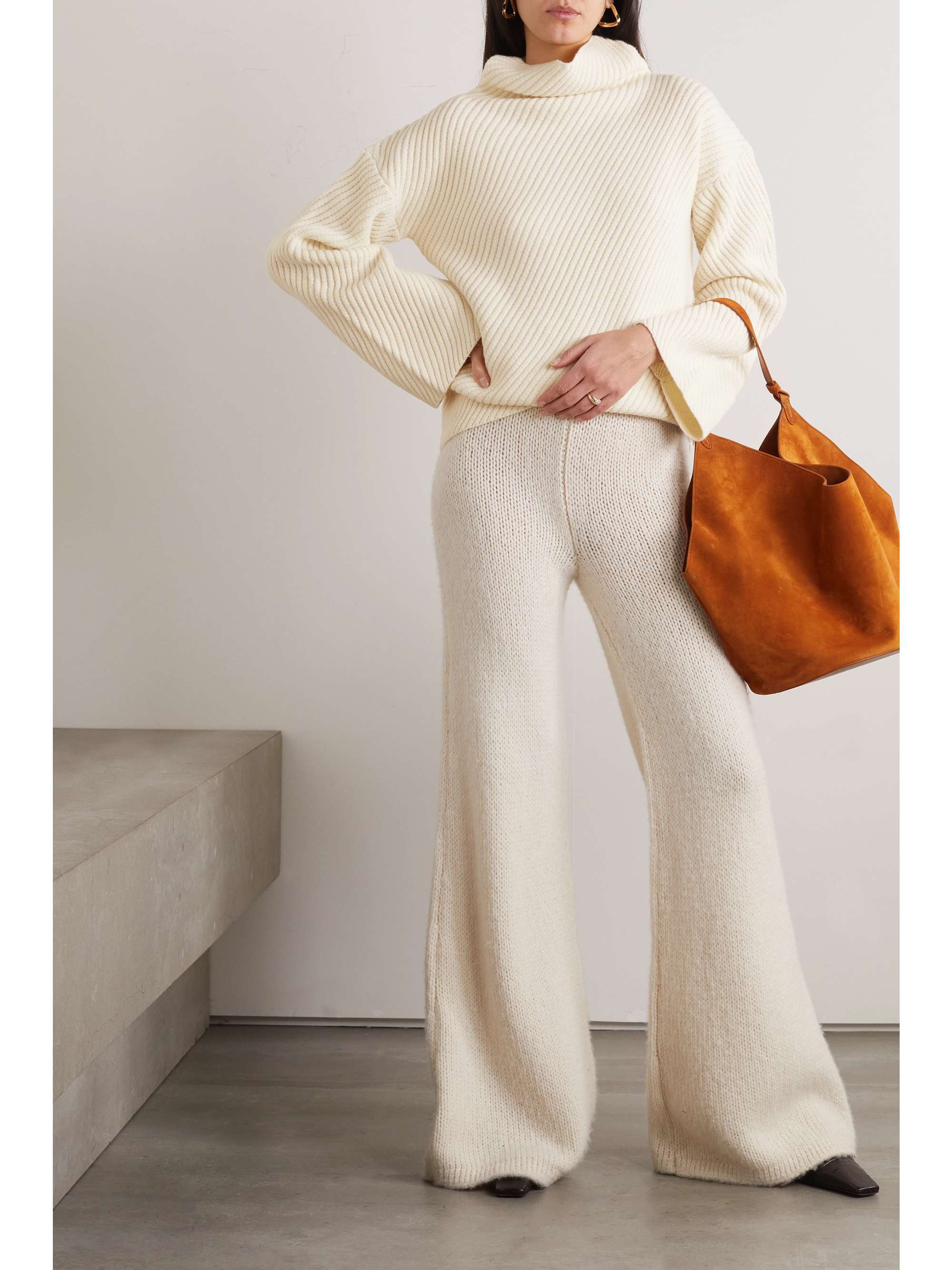 BY MALENE BIRGER Ezra ribbed wool turtleneck sweater