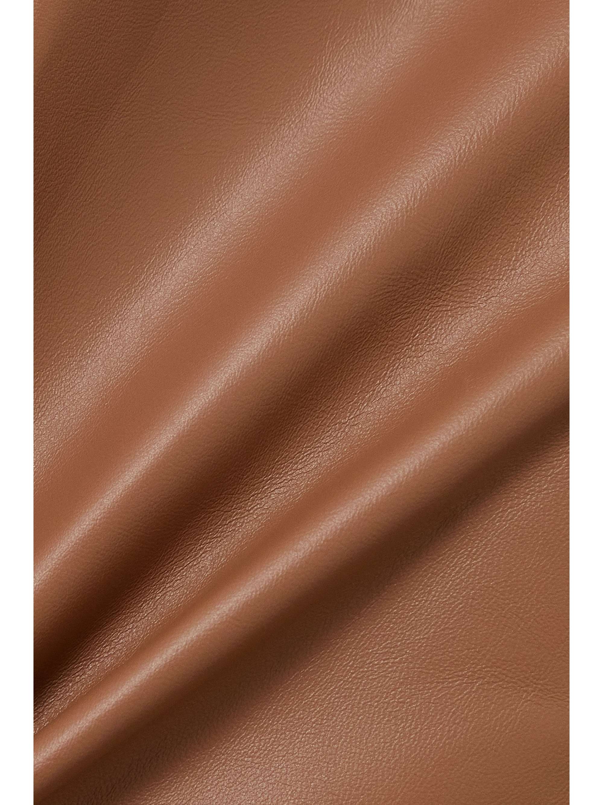 BY MALENE BIRGER Lunes paneled leather midi skirt