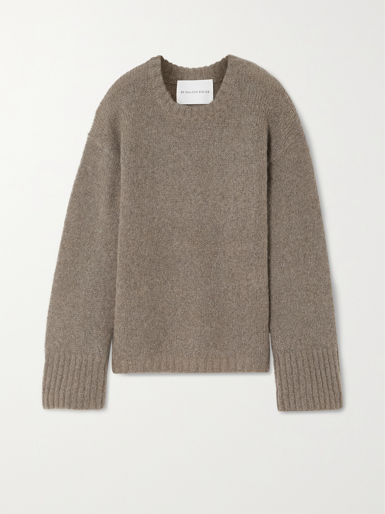 By Malene Birger - Cierra Brushed Knitted Sweater - Neutrals