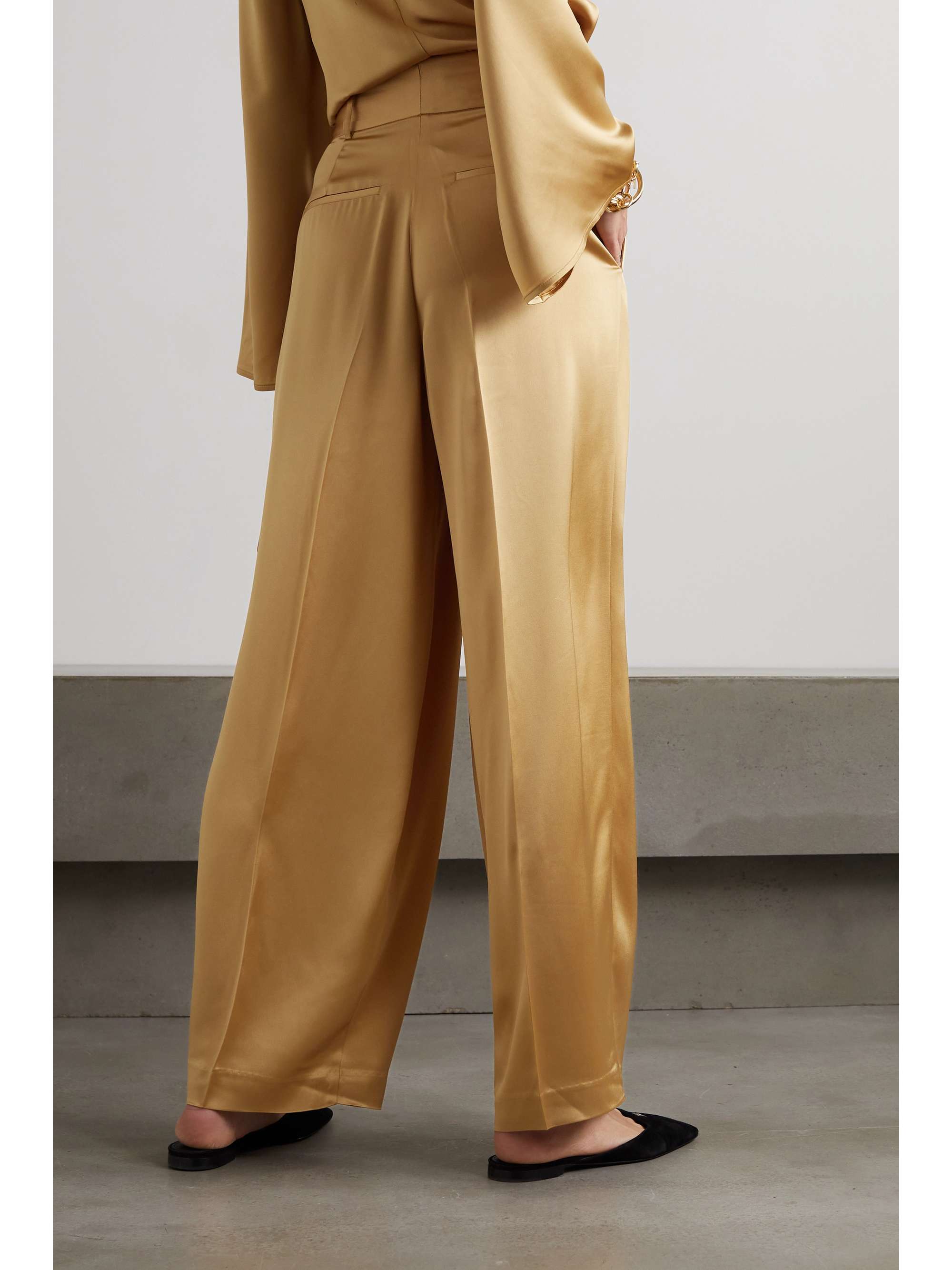 BY MALENE BIRGER Fallapella satin wide-leg pants