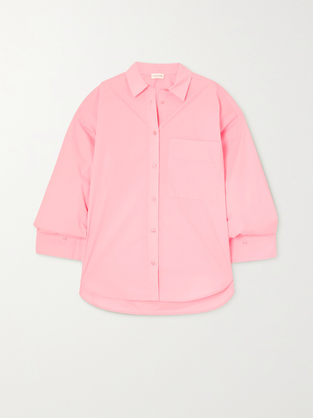 By Malene Birger - Derris Organic Cotton-poplin Shirt - Pink