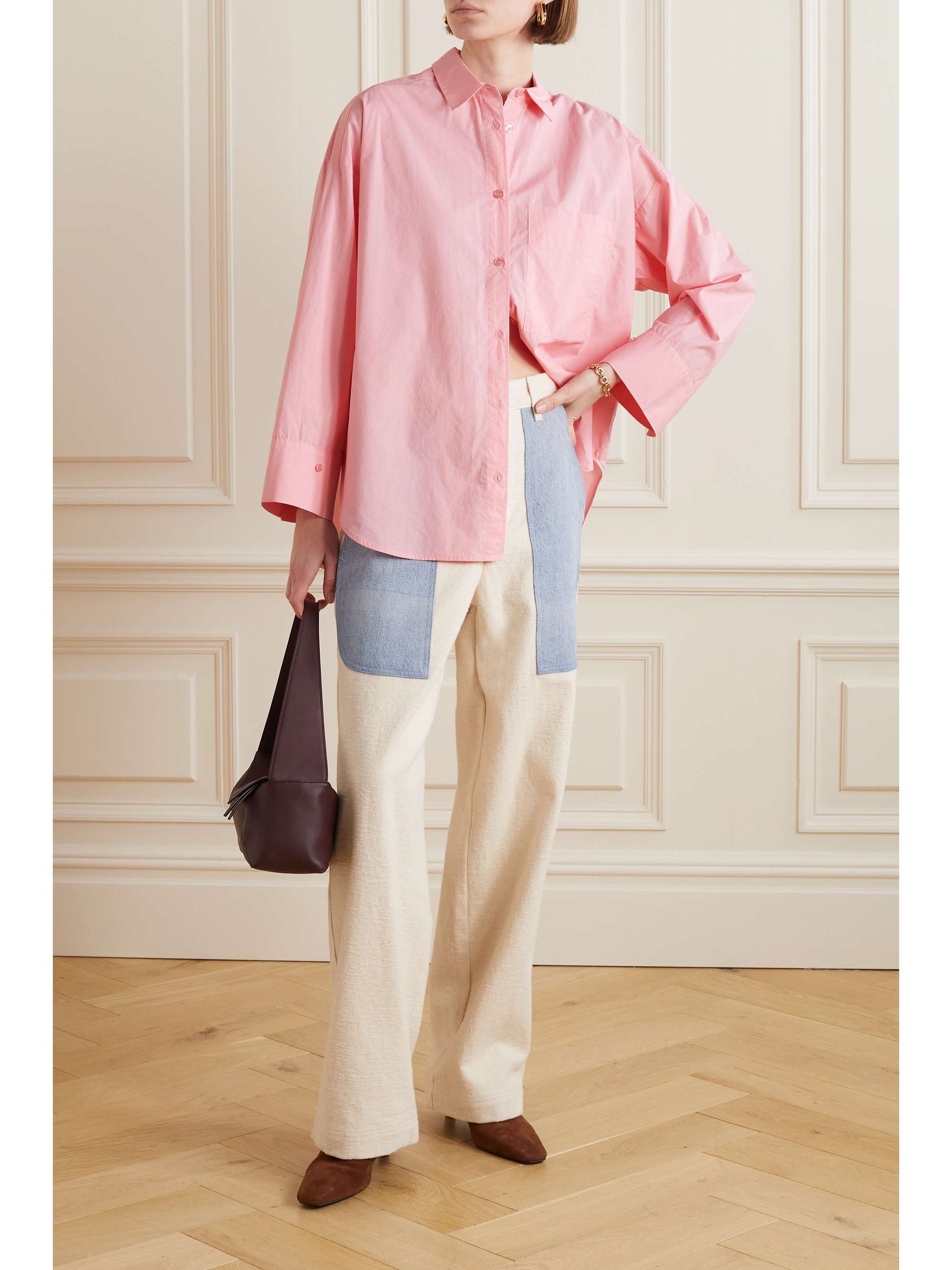 BY MALENE BIRGER Derris organic cotton-poplin shirt