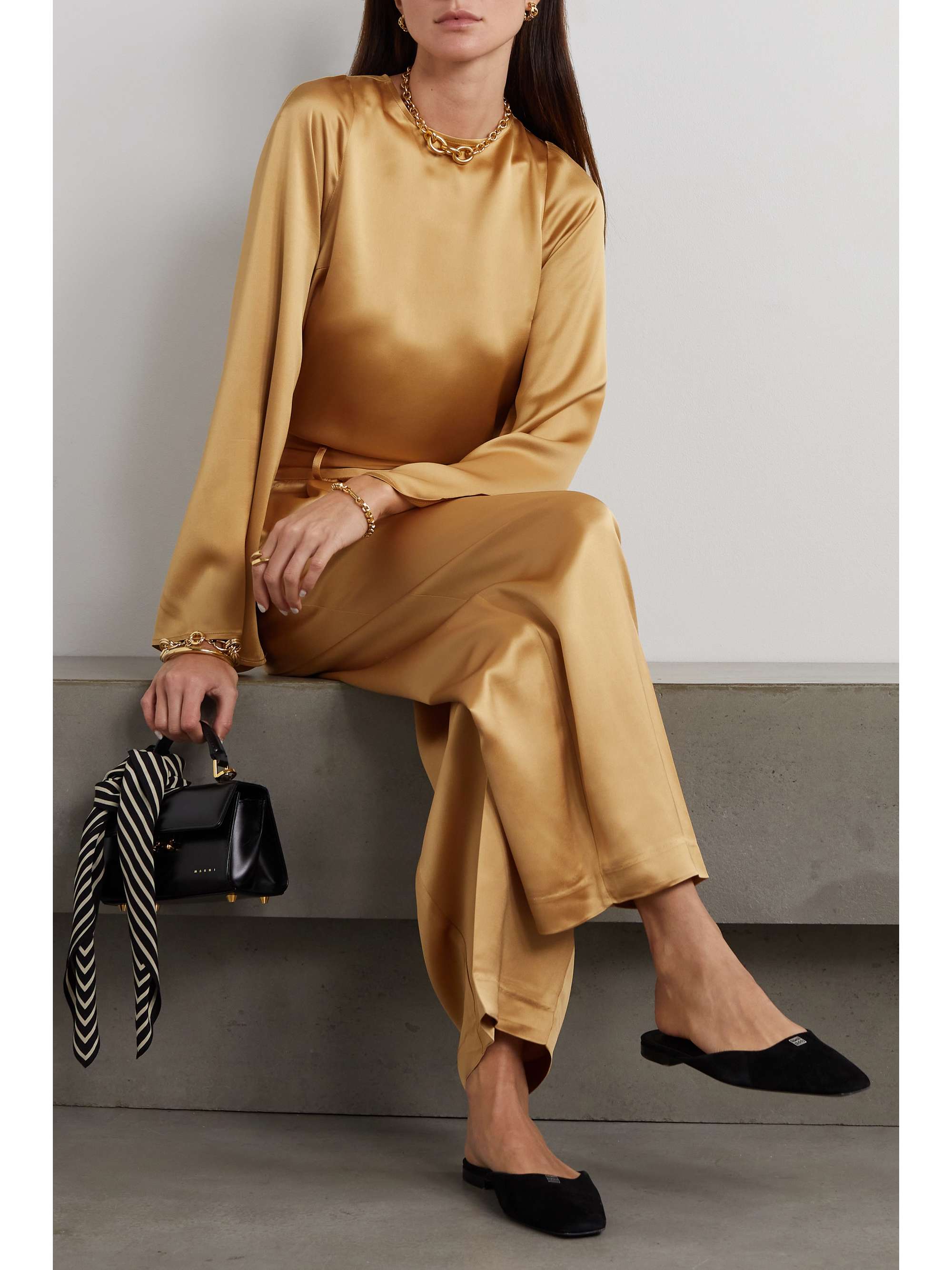 BY MALENE BIRGER Brynnas satin blouse