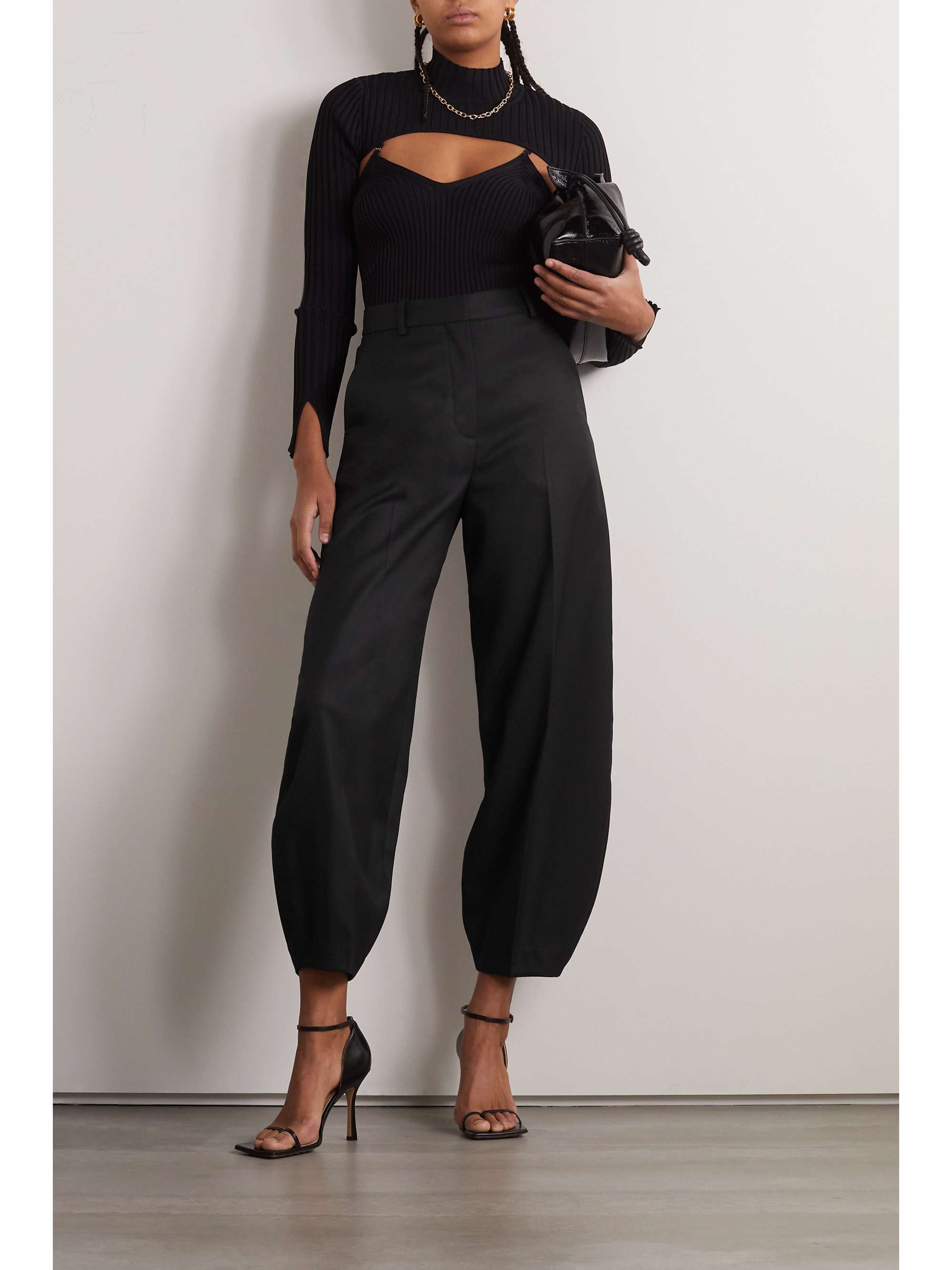 BY MALENE BIRGER Carlien stretch recycled-twill tapered pants