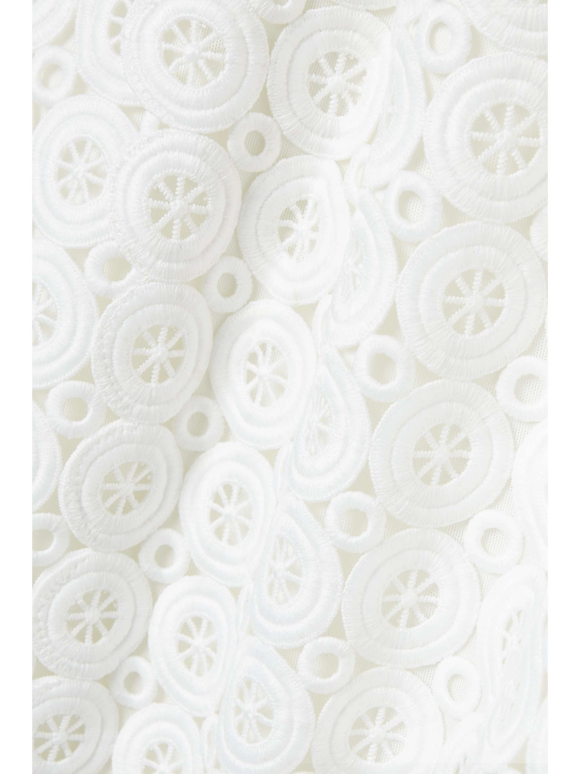 SIMKHAI Jaycee fringed crochet kniteffect mesh dress NETAPORTER