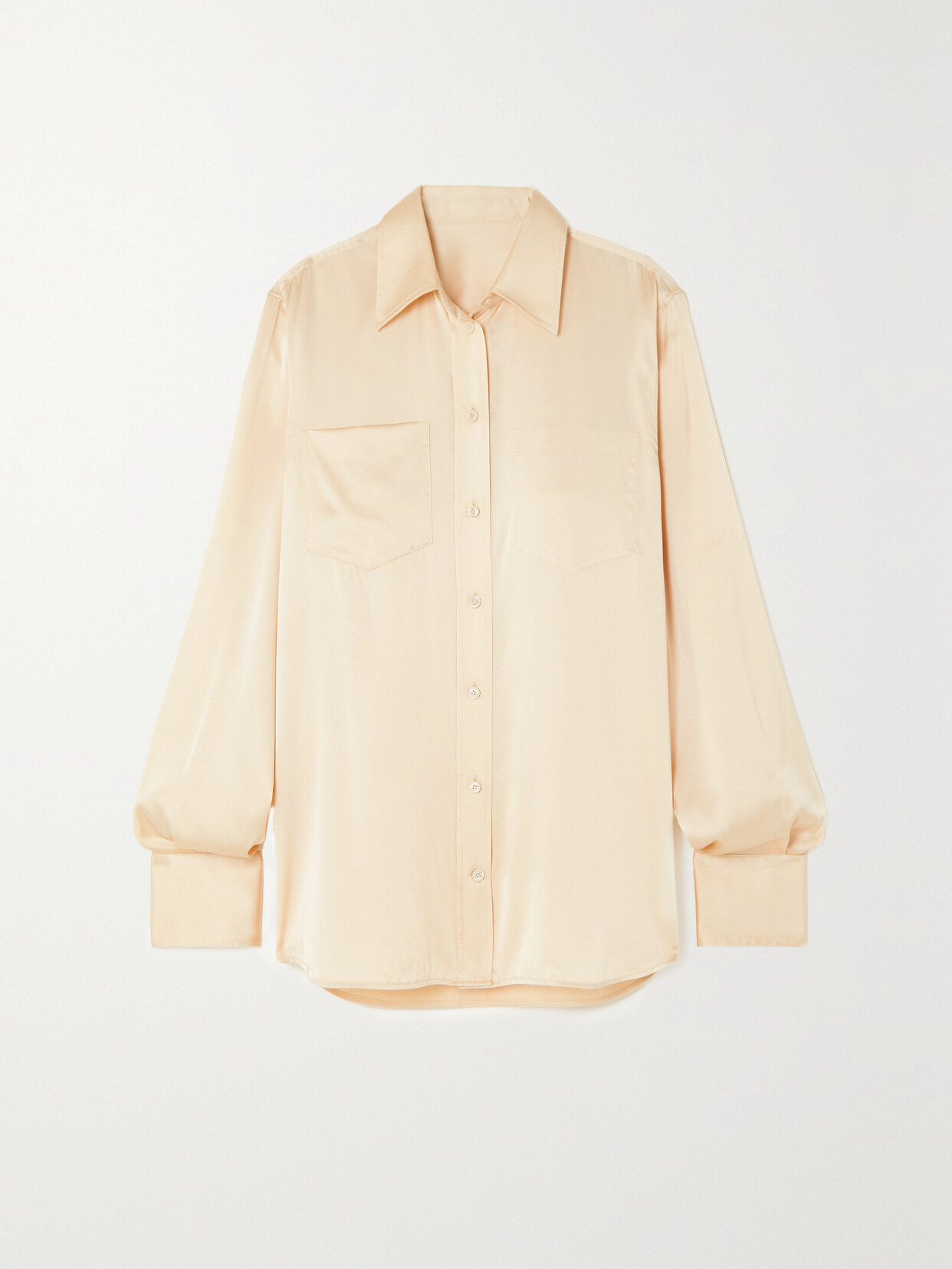 HELMUT LANG STRETCH-SILK SHIRT